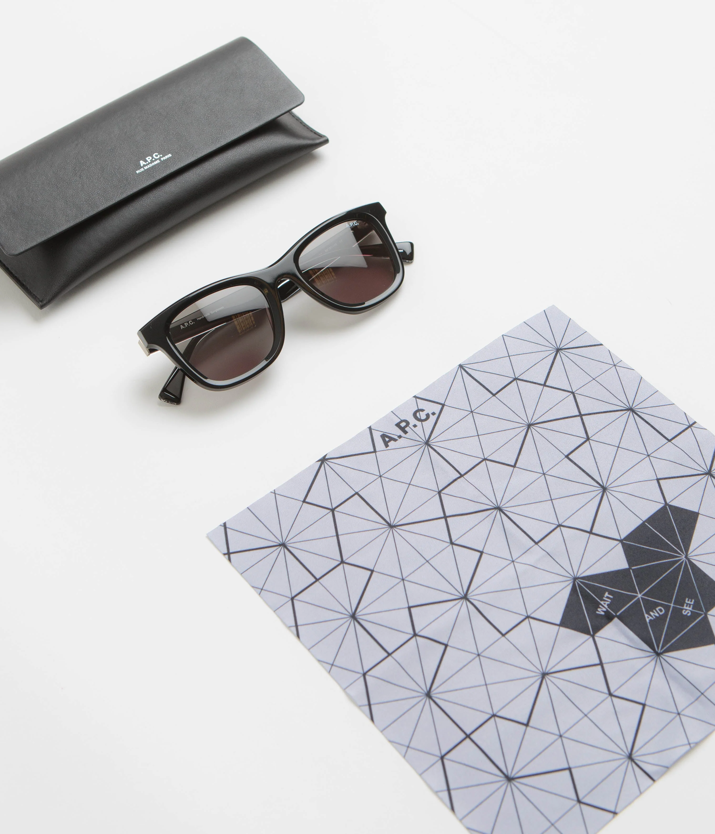 A.P.C. John Sunglasses - Black - Image 7