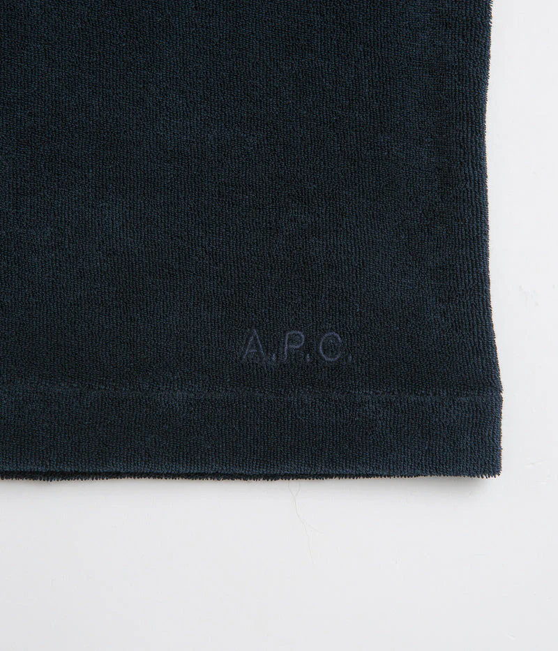 A.P.C. Nicolo Short Sleeve Shirt - Dark Navy - Image 4
