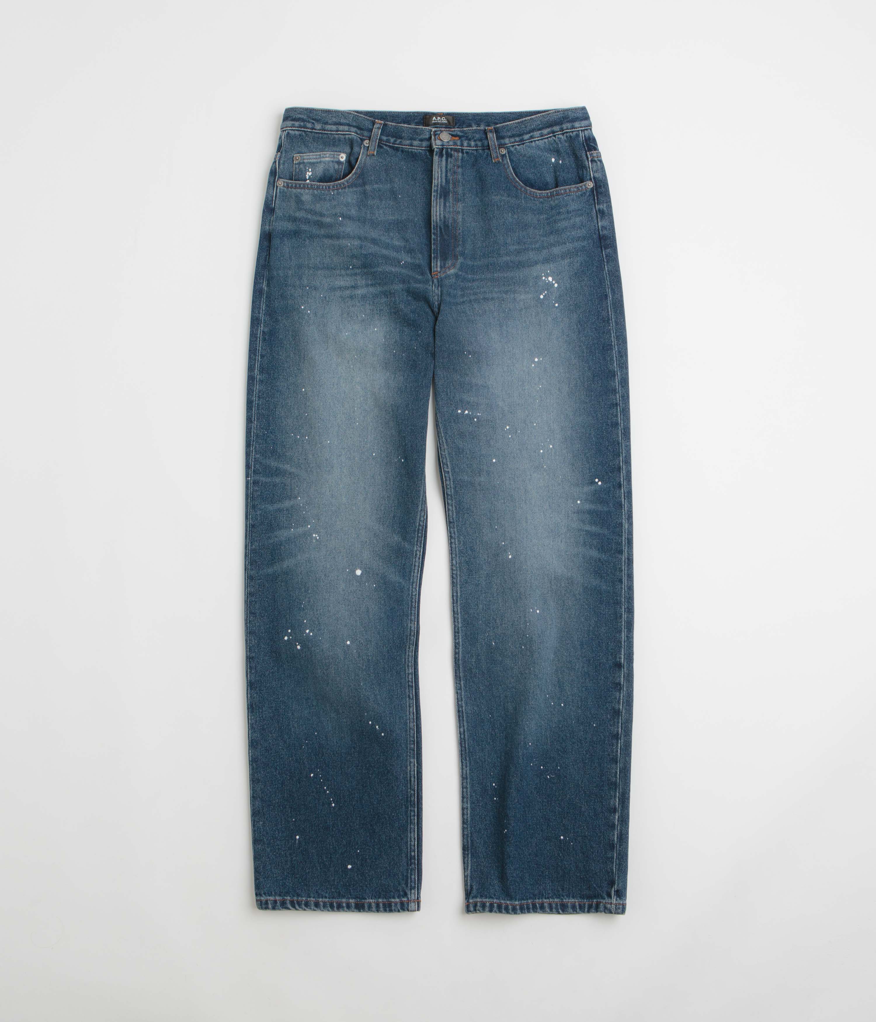 A.P.C. Relaxed H Jeans - Washed Indigo