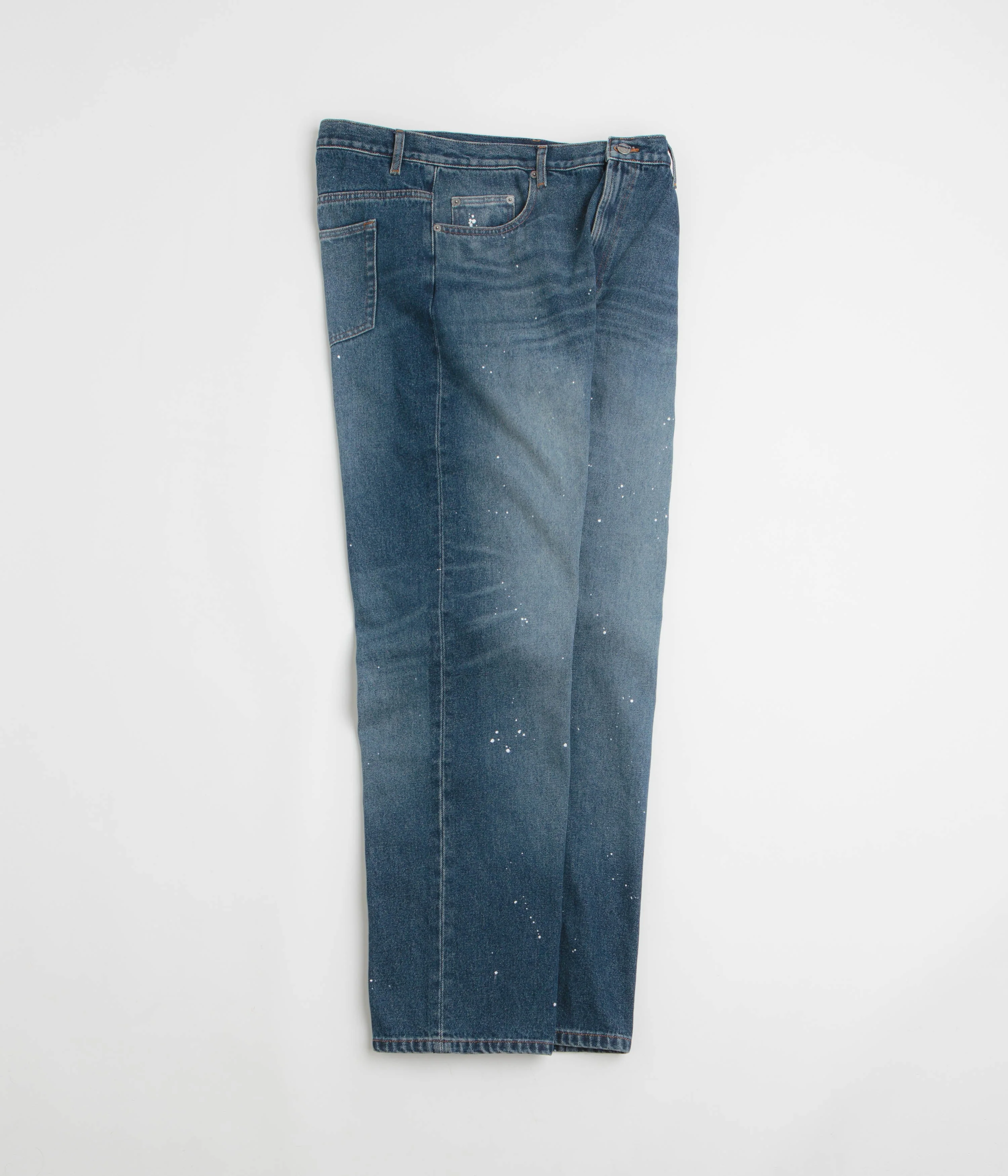 A.P.C. Relaxed H Jeans - Washed Indigo - Image 2
