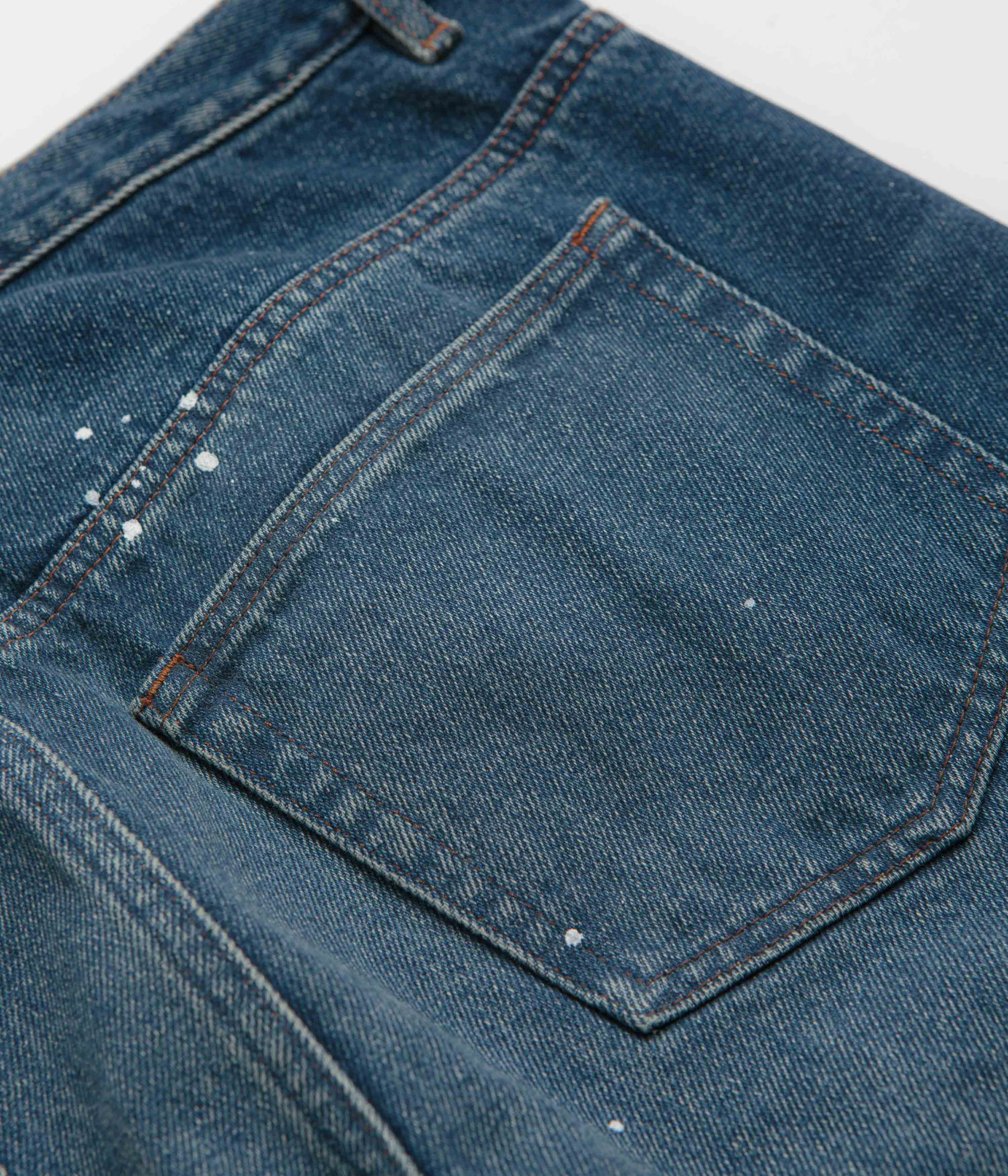 A.P.C. Relaxed H Jeans - Washed Indigo - Image 8