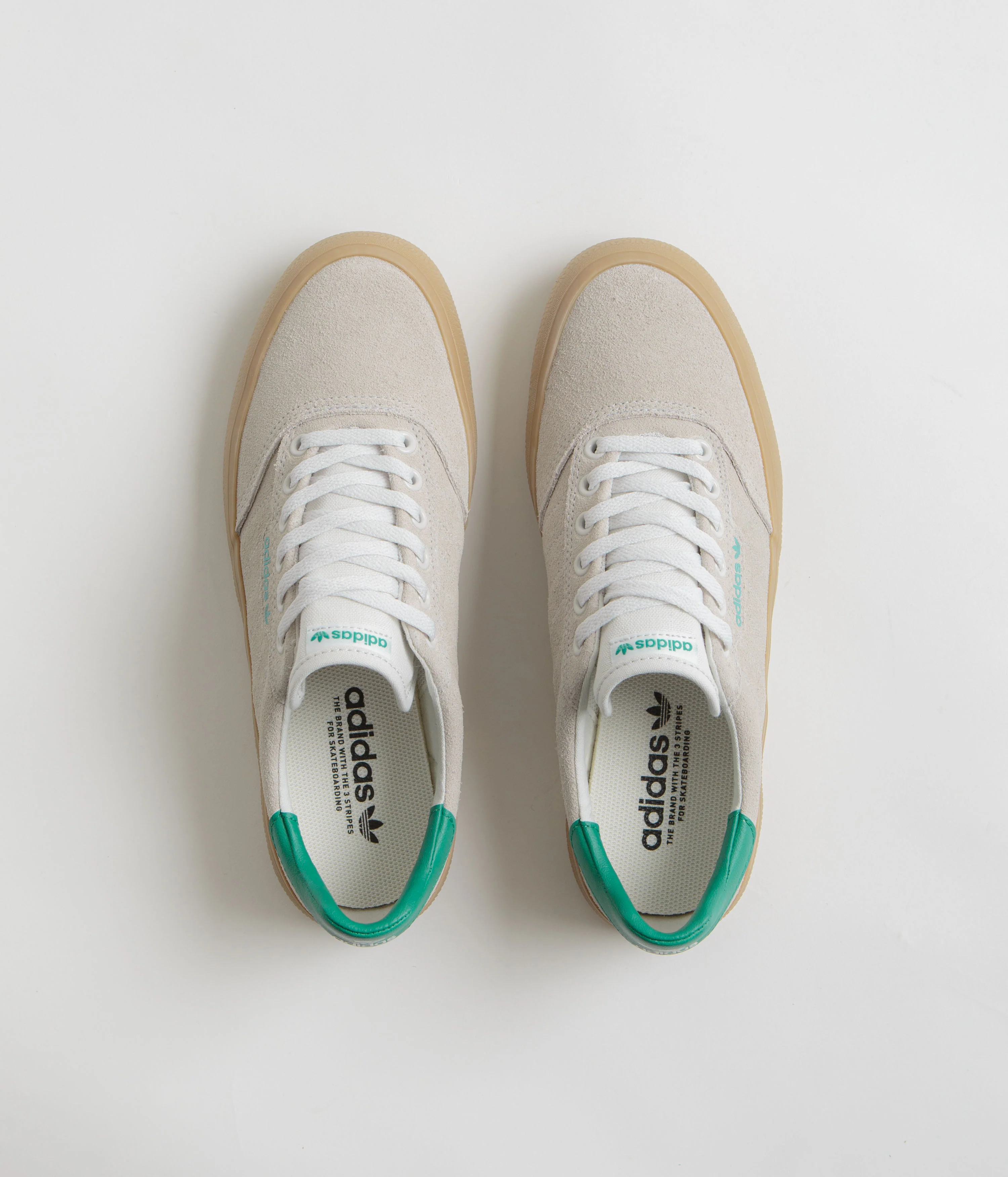 Adidas 3MC Shoes - Chalk White / Glory Green / Gum4 - Image 7