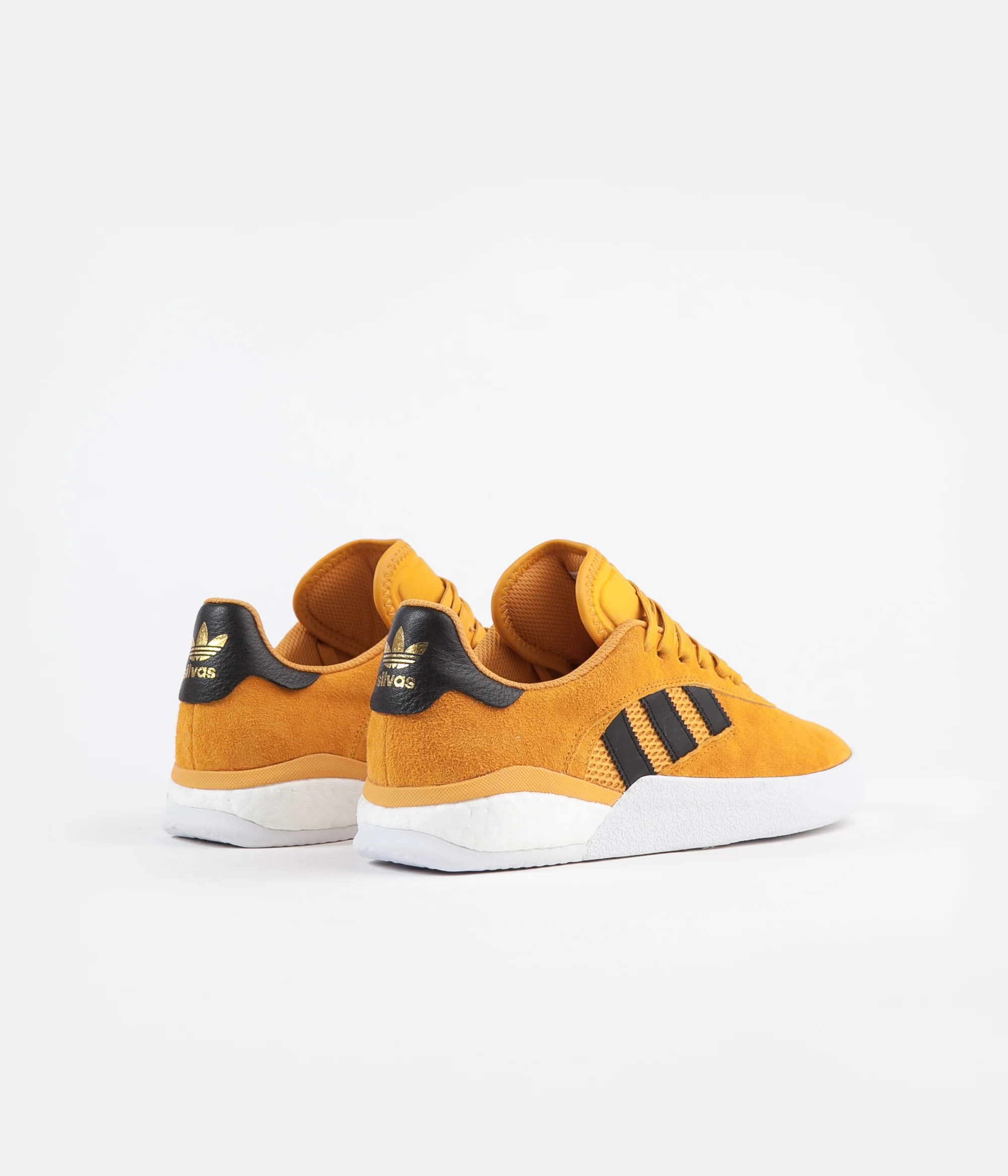 Adidas 3ST.004 'Miles Silvas' Shoes - Yellow / Core Black / Gold Metallic - Image 3
