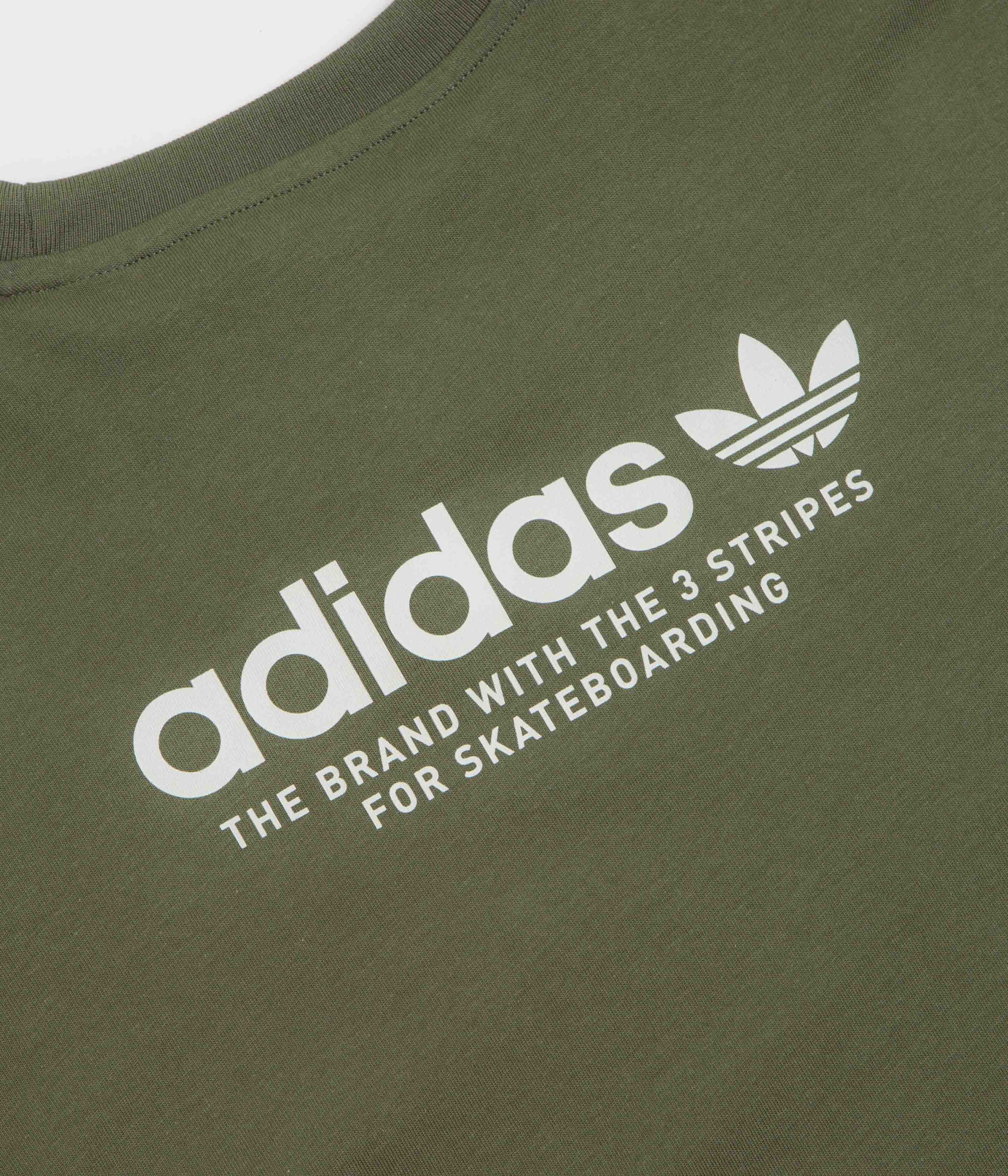 Adidas 4.0 Logo T-Shirt - Olive Strata - Image 5
