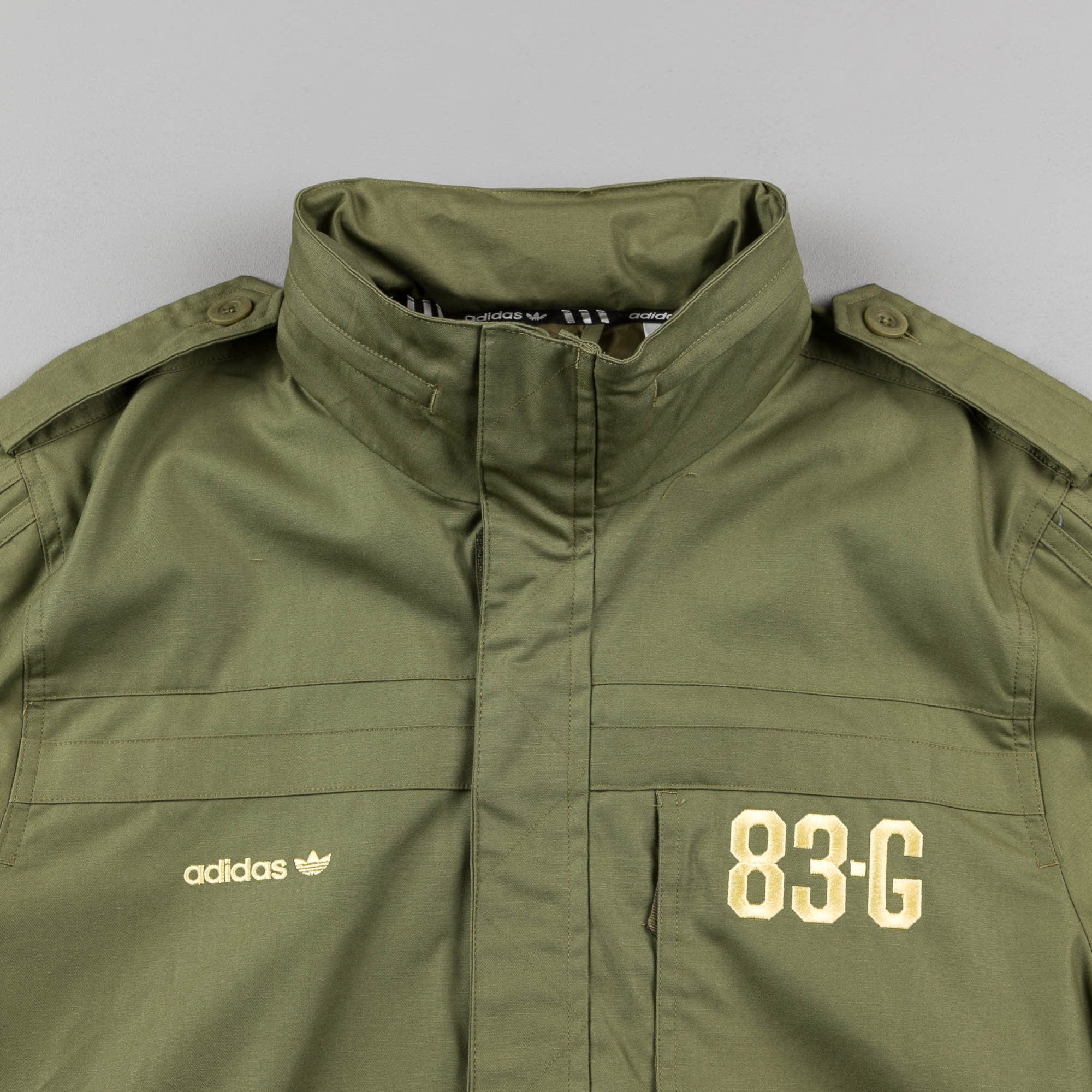 Adidas 83G Military Field Jacket - Olive Cargo - Image 4