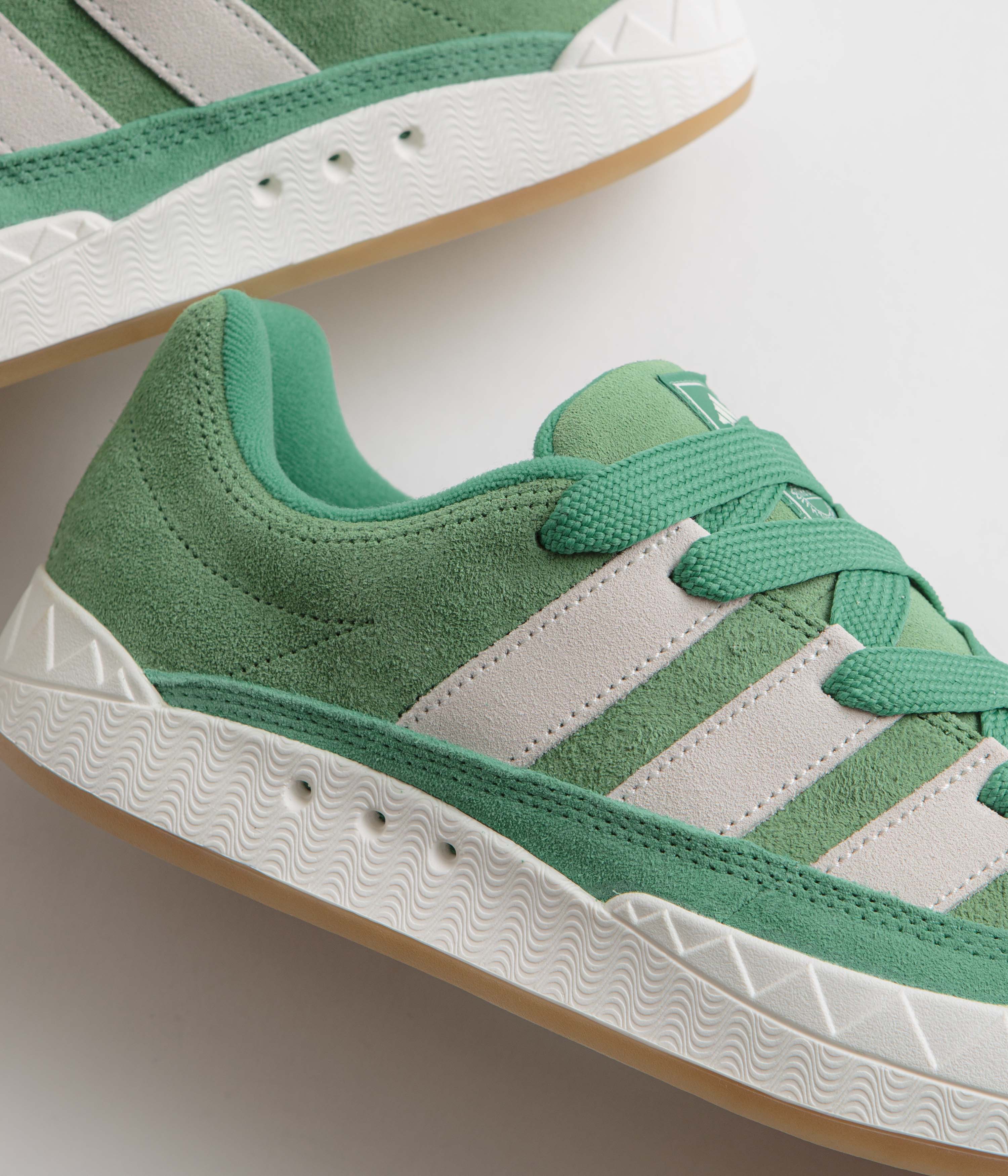 Adidas Adimatic Shoes - Preloved Green / Core White / Semi Court Green - Image 3