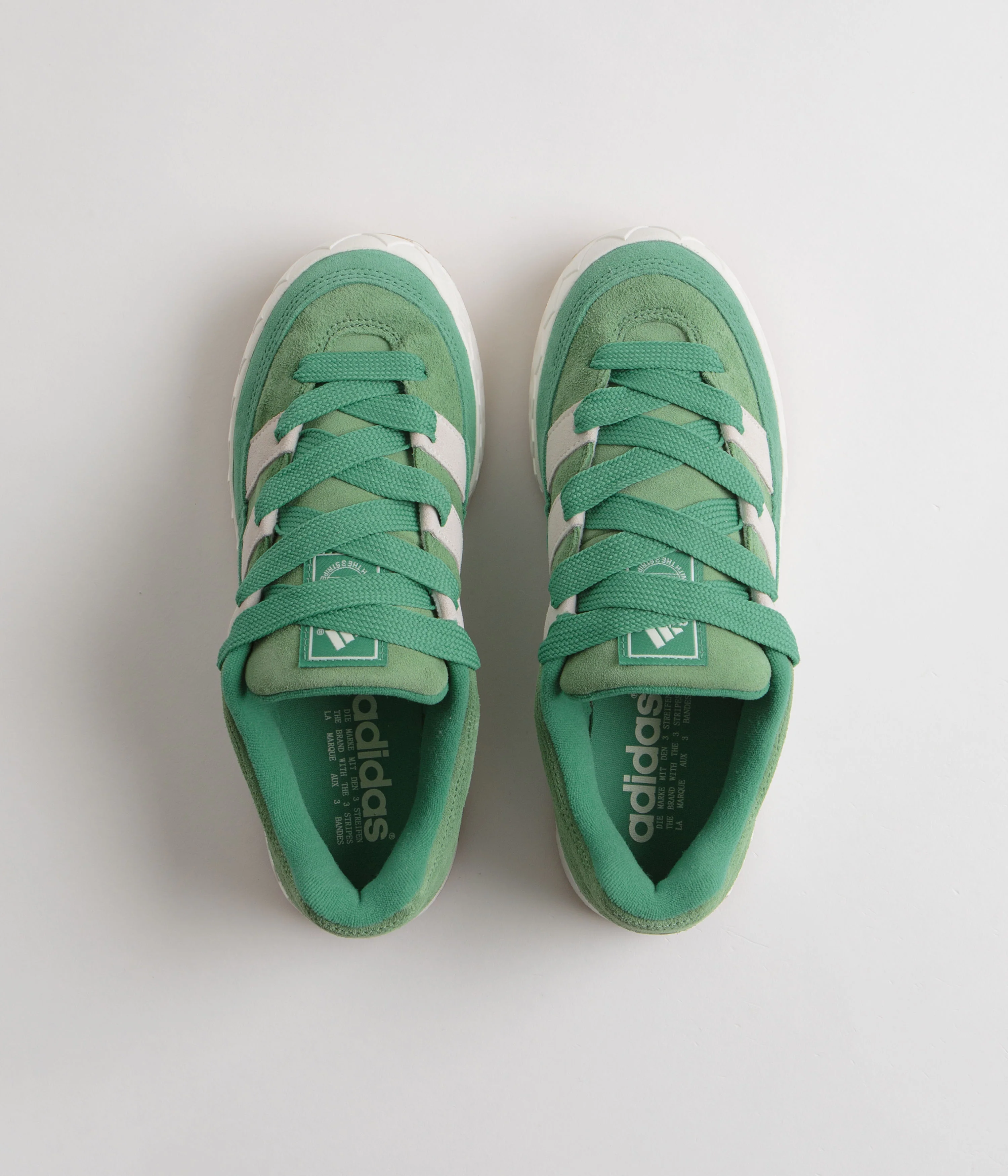 Adidas Adimatic Shoes - Preloved Green / Core White / Semi Court Green - Image 7