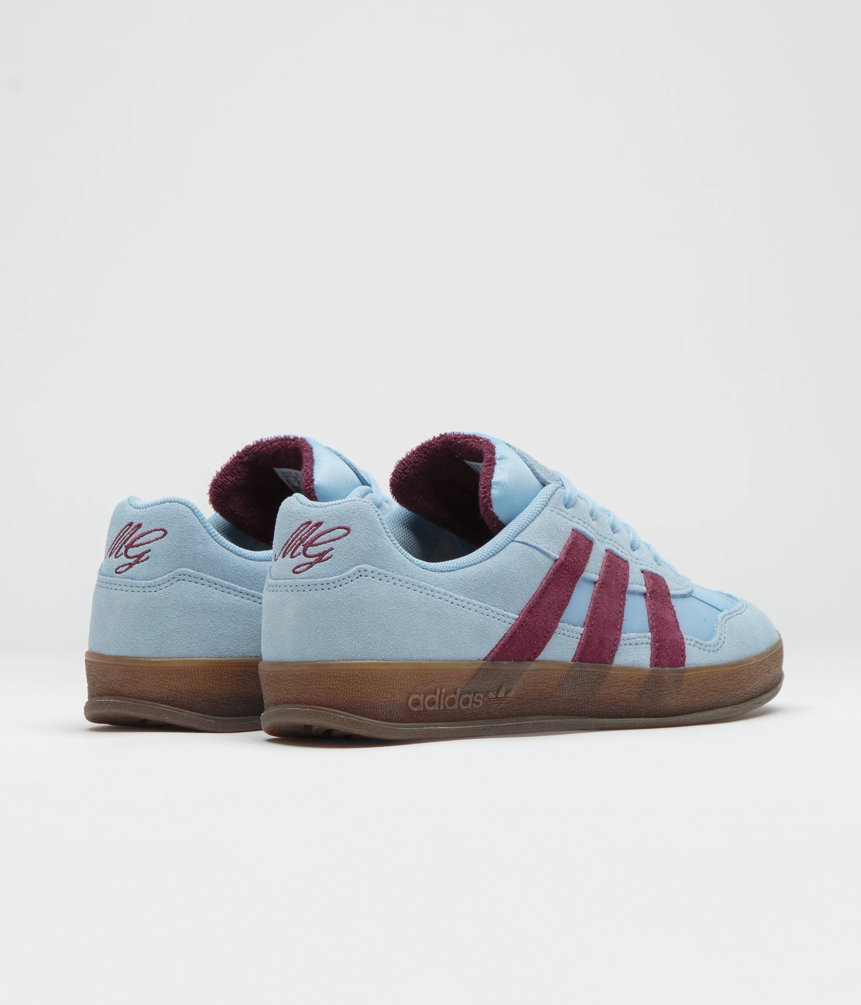 Adidas Aloha Super Shoes - Clear Sky / Maroon / Gum5 - Image 4