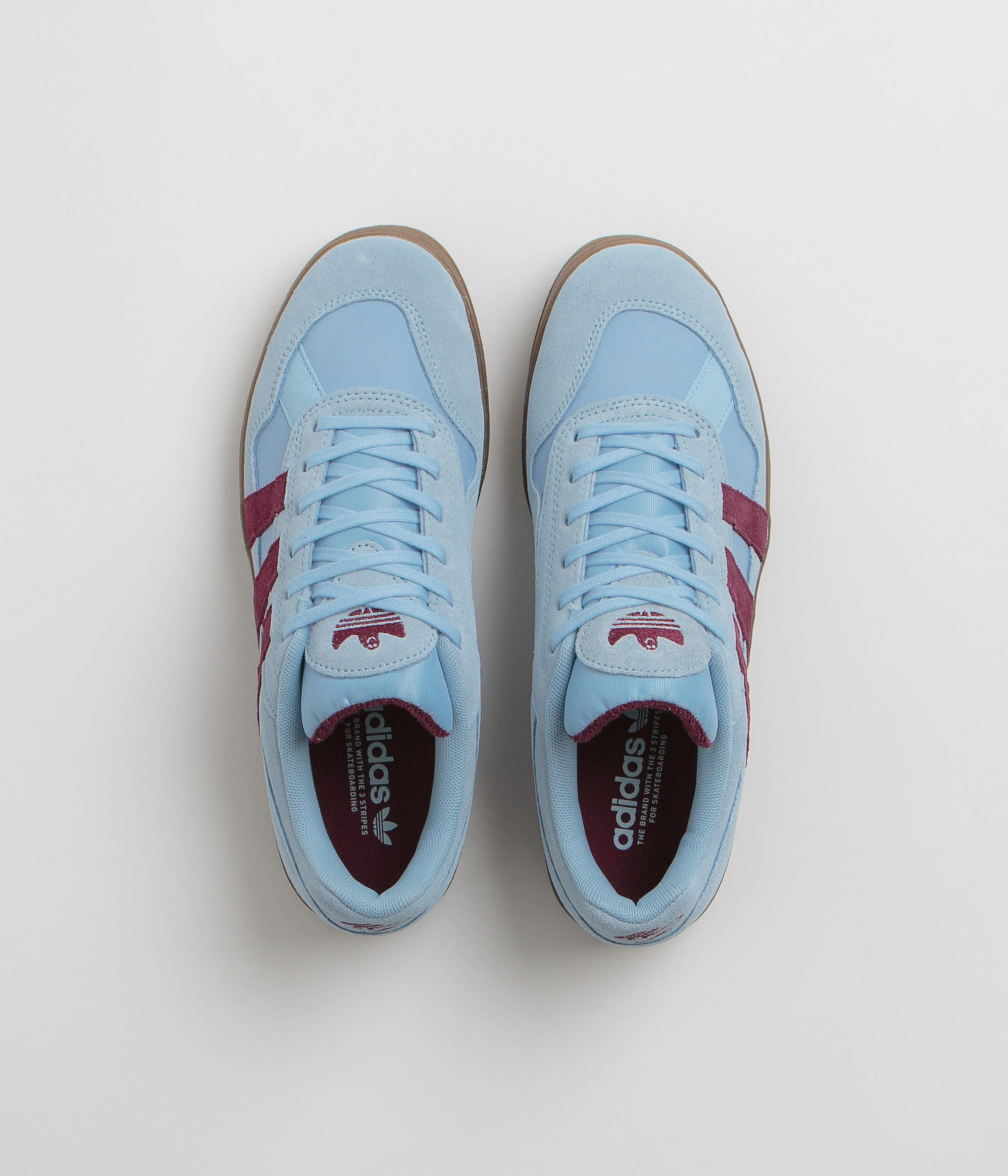 Adidas Aloha Super Shoes - Clear Sky / Maroon / Gum5 - Image 7