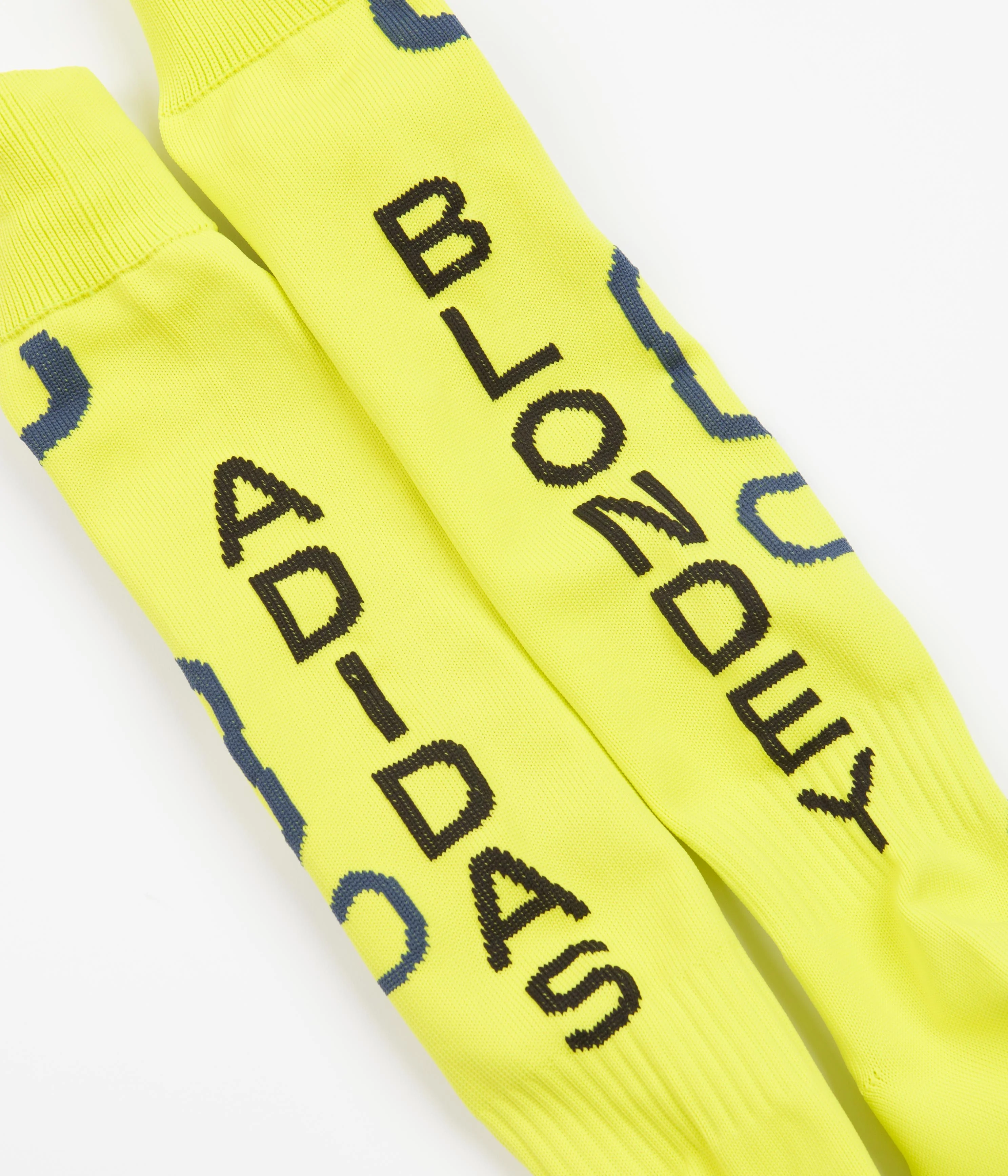 Adidas Blondey Football Socks - Acid Yellow - Image 2