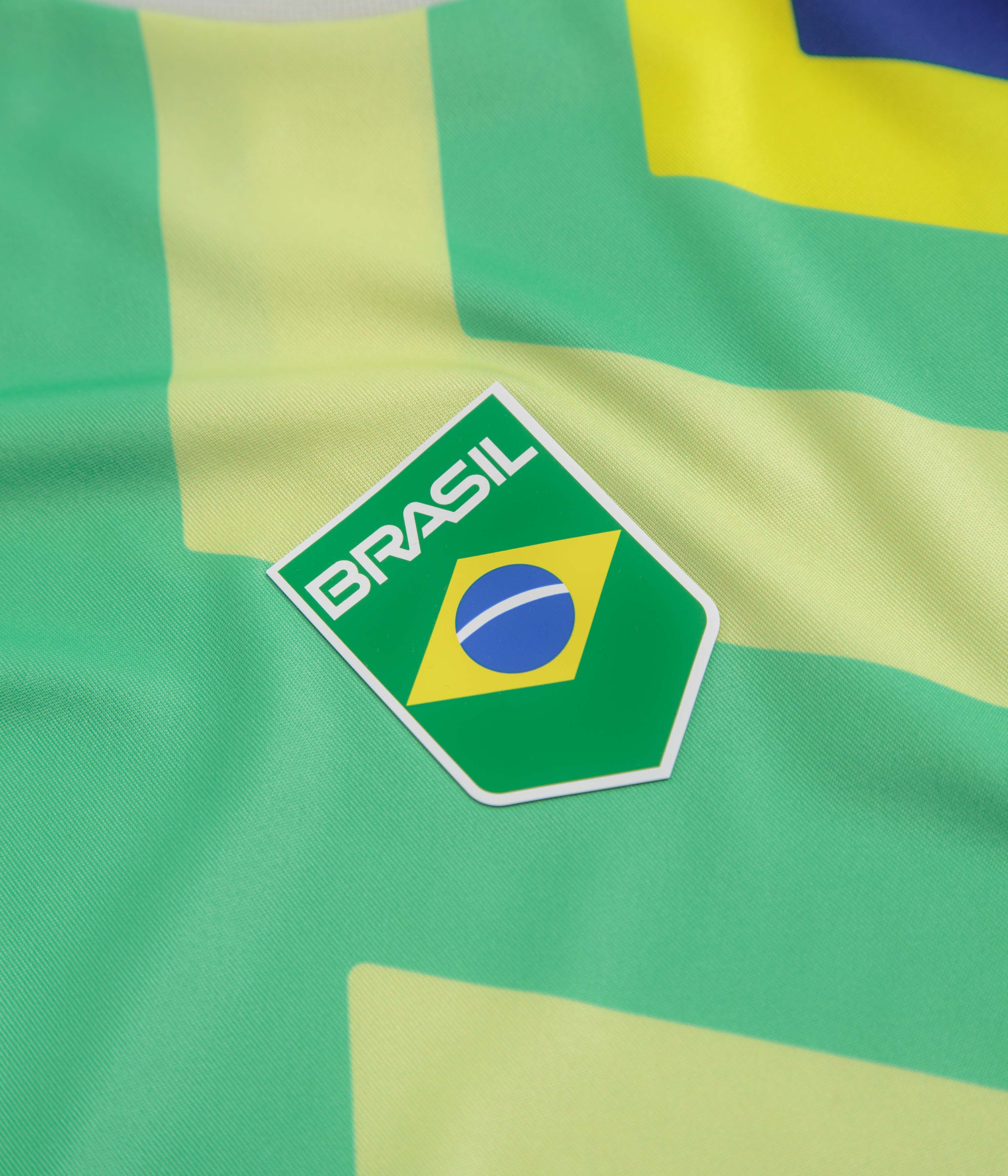 Adidas Brasil Criola Jersey - Pulse Yellow / Multicolor - Image 2