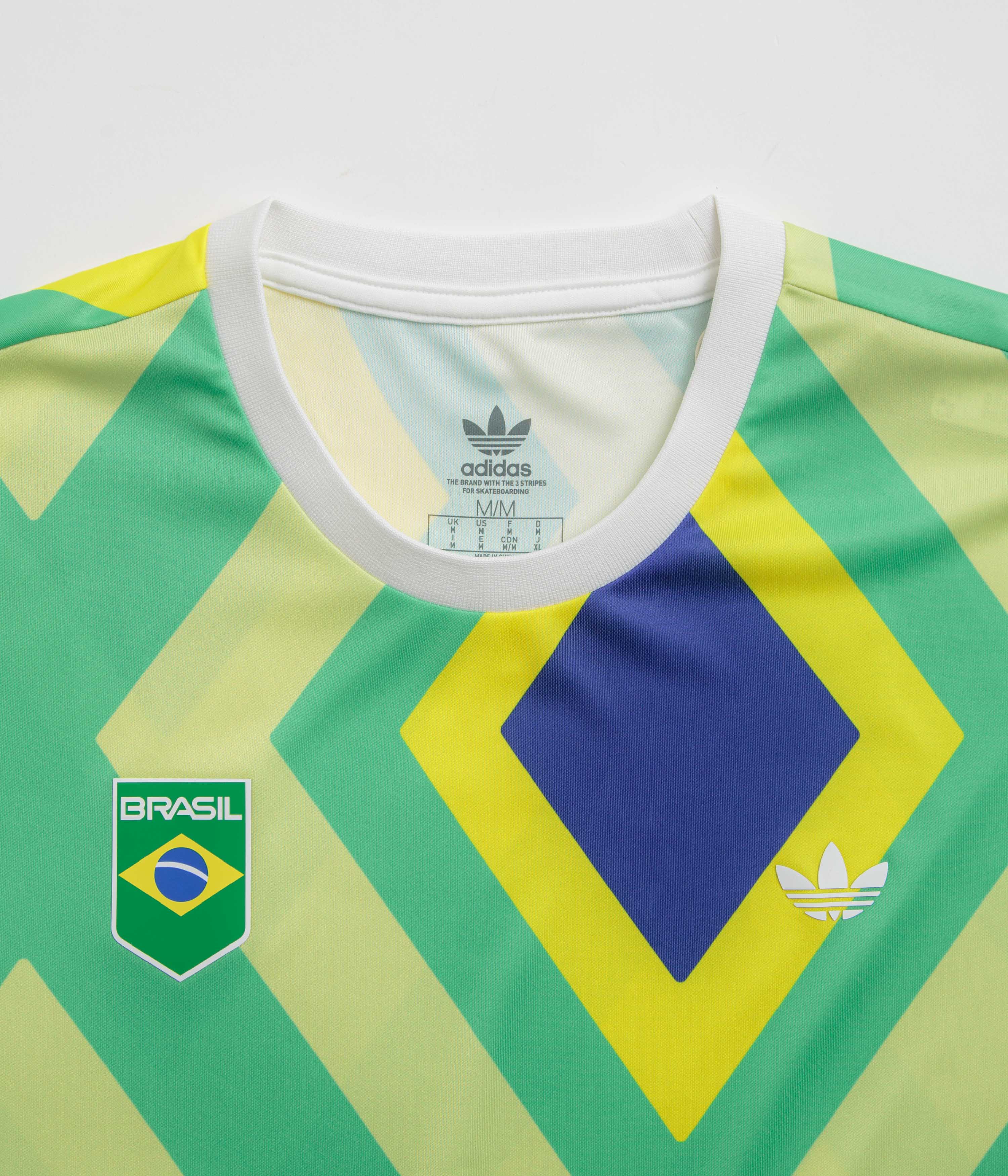 Adidas Brasil Criola Jersey - Pulse Yellow / Multicolor - Image 5