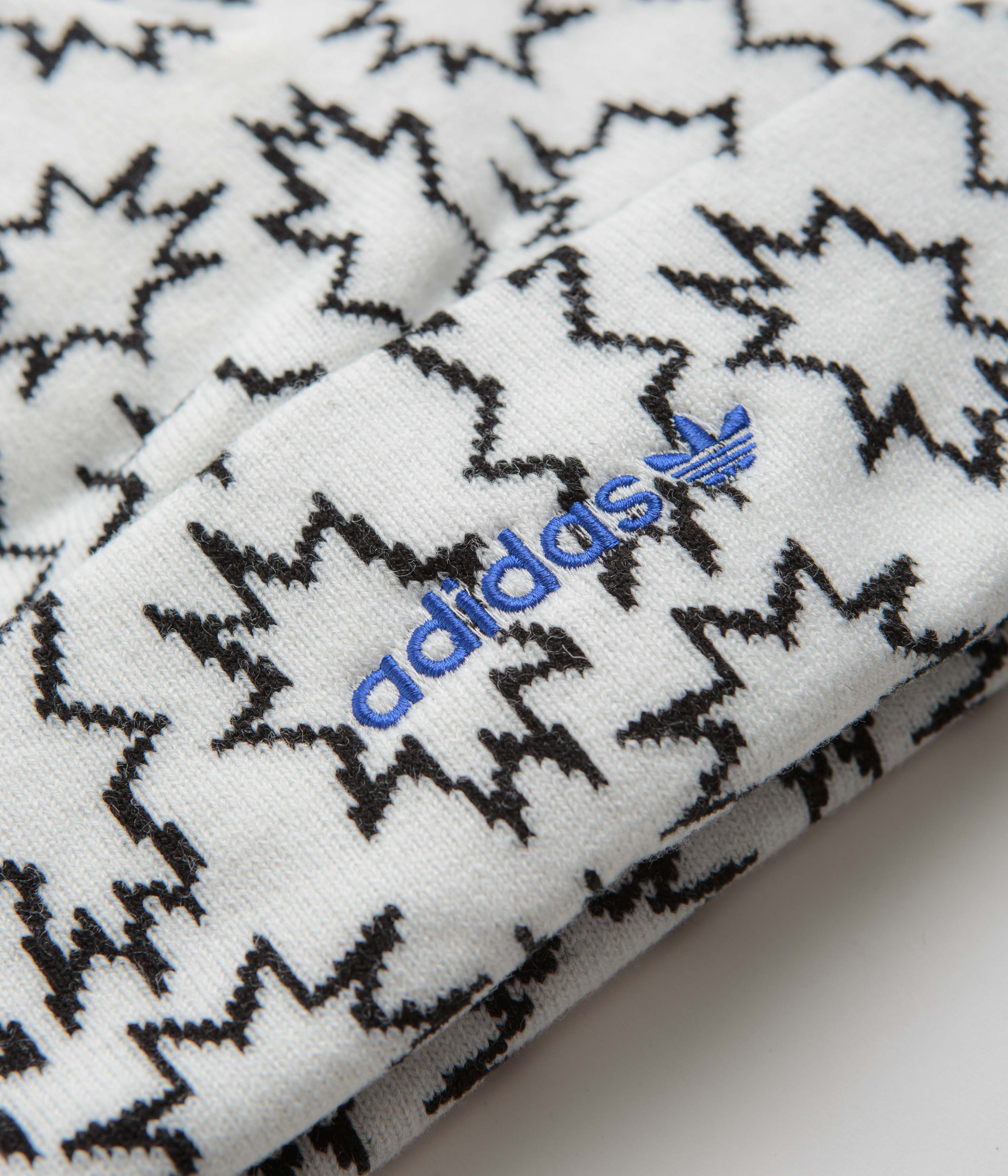 Adidas Burst Graphic Beanie - White / Black - Image 2