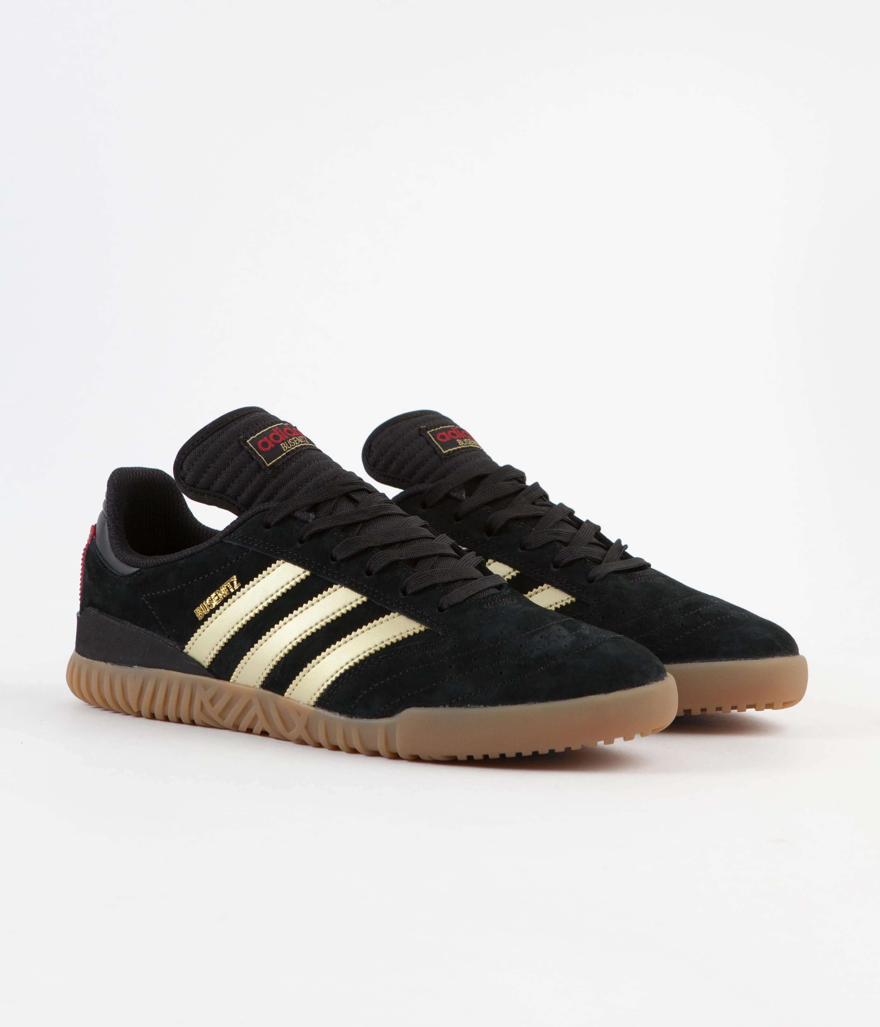 Adidas Busenitz Indoor Super Shoes - Core Black / Gold Metallic / Scarlet - Image 2