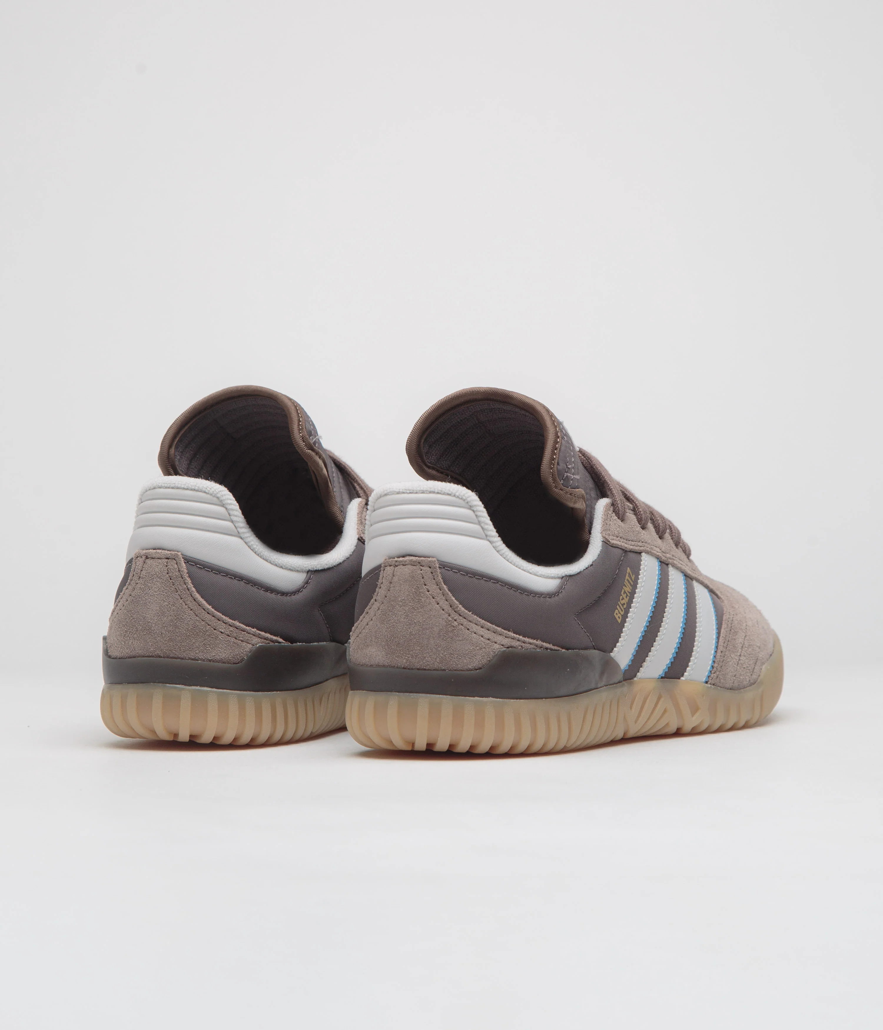 Adidas Busenitz Indoor Super Shoes - Earth Strata / Crystal White / Charcoal - Image 4