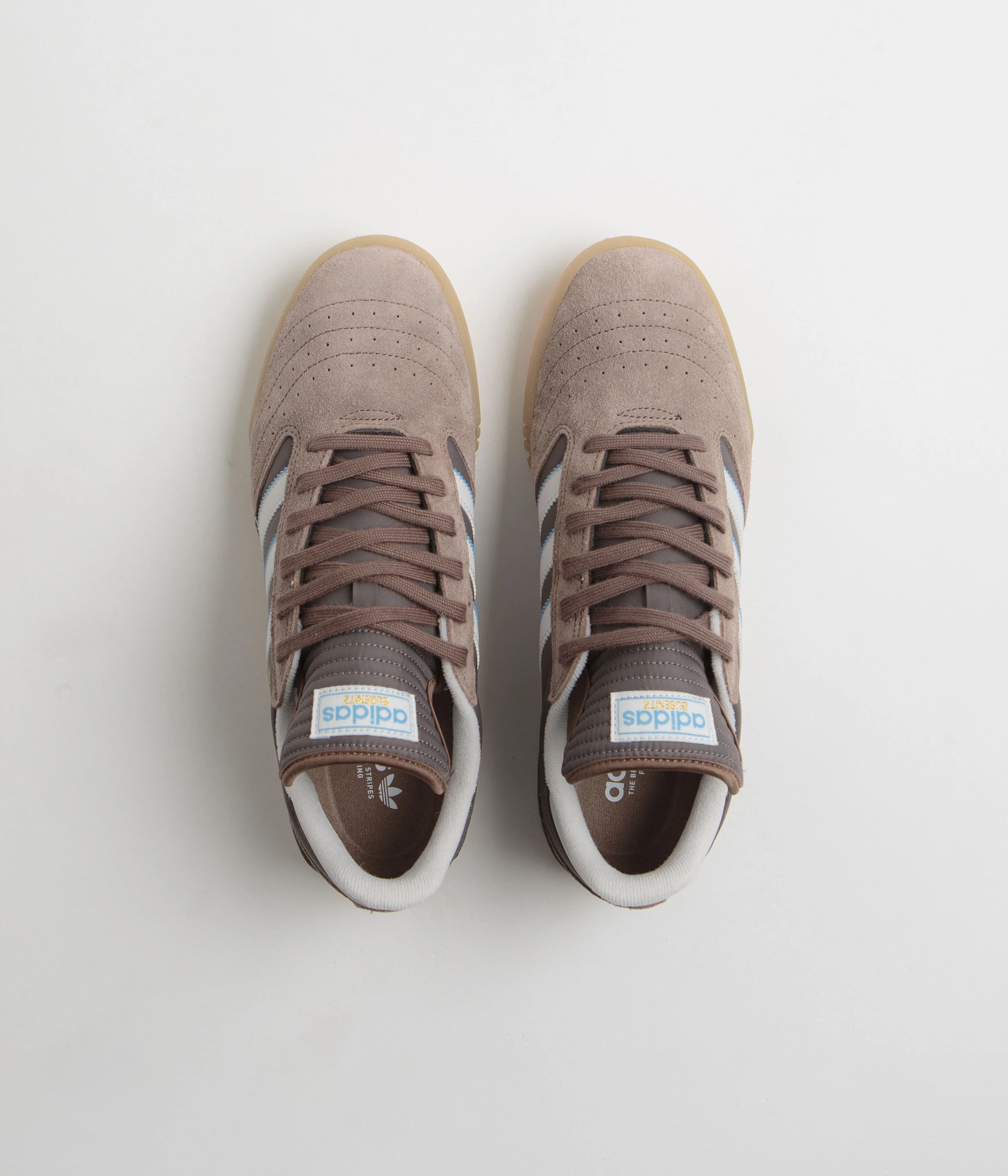 Adidas Busenitz Indoor Super Shoes - Earth Strata / Crystal White / Charcoal - Image 7