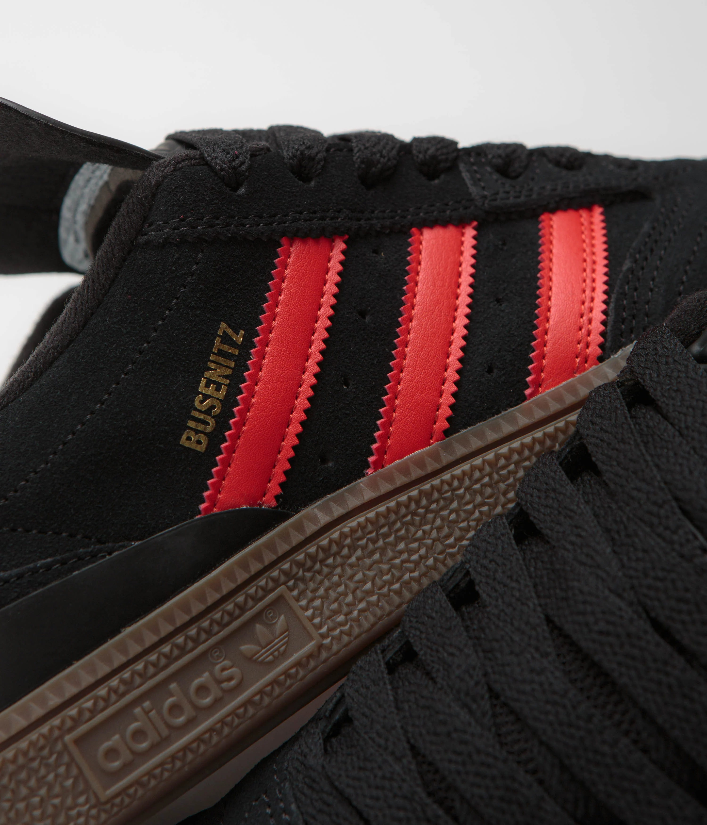 Adidas Busenitz Shoes - Core Black / Red / Gum5 - Image 4