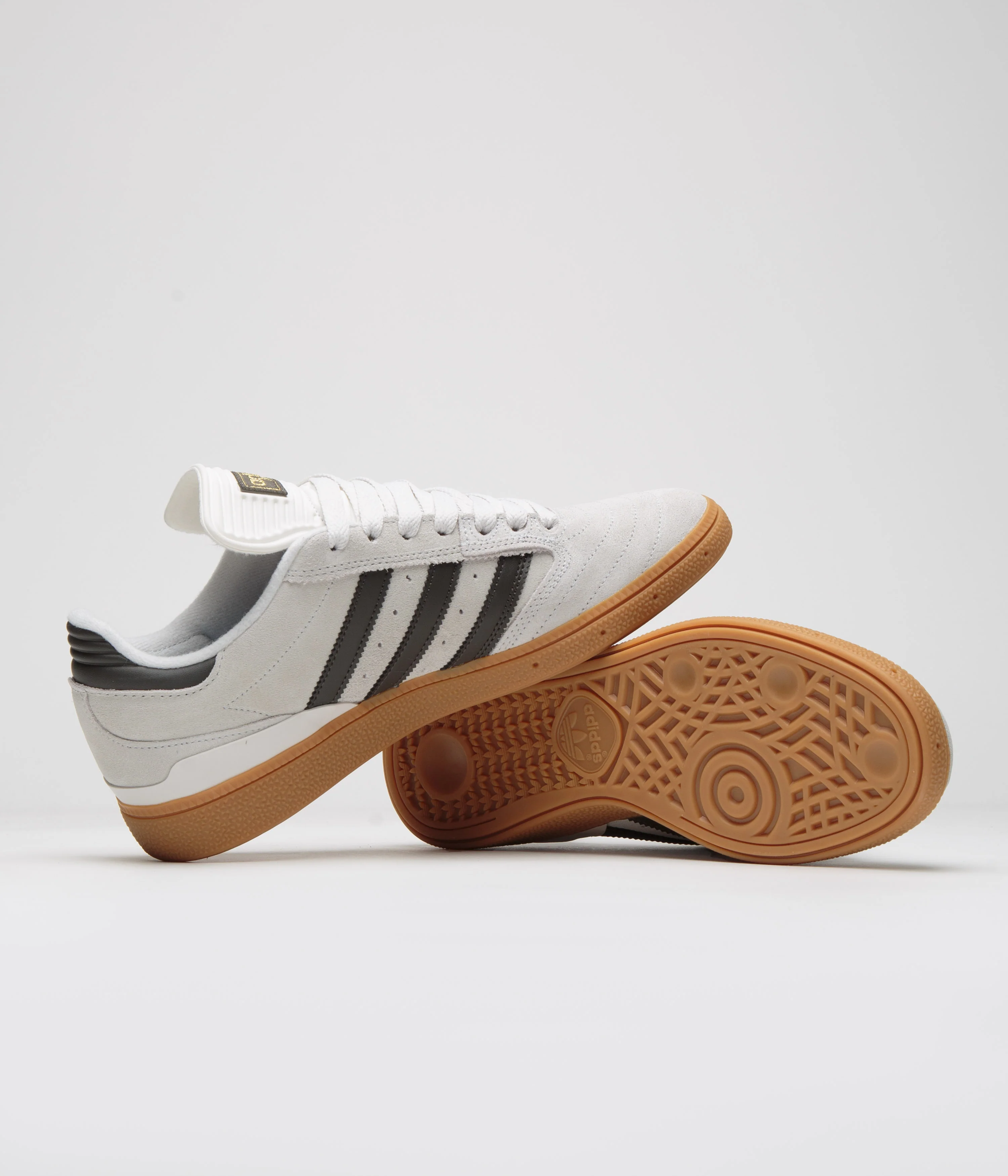 Adidas Busenitz Shoes - Crystal White / Shadow Olive / Gum - Image 5