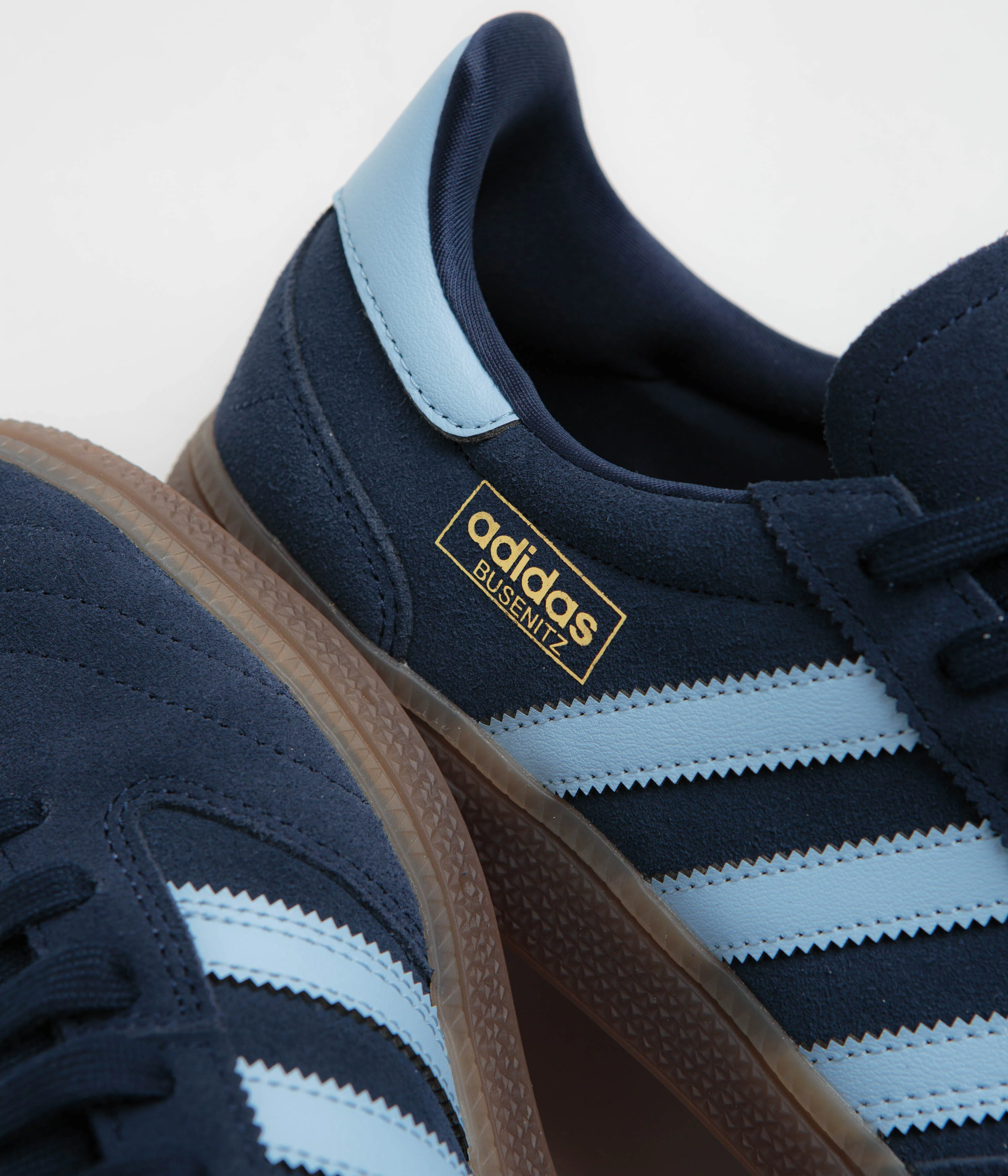 Adidas Busenitz Vintage Shoes - Collegiate Navy / Clear Sky / Gum5 - Image 3