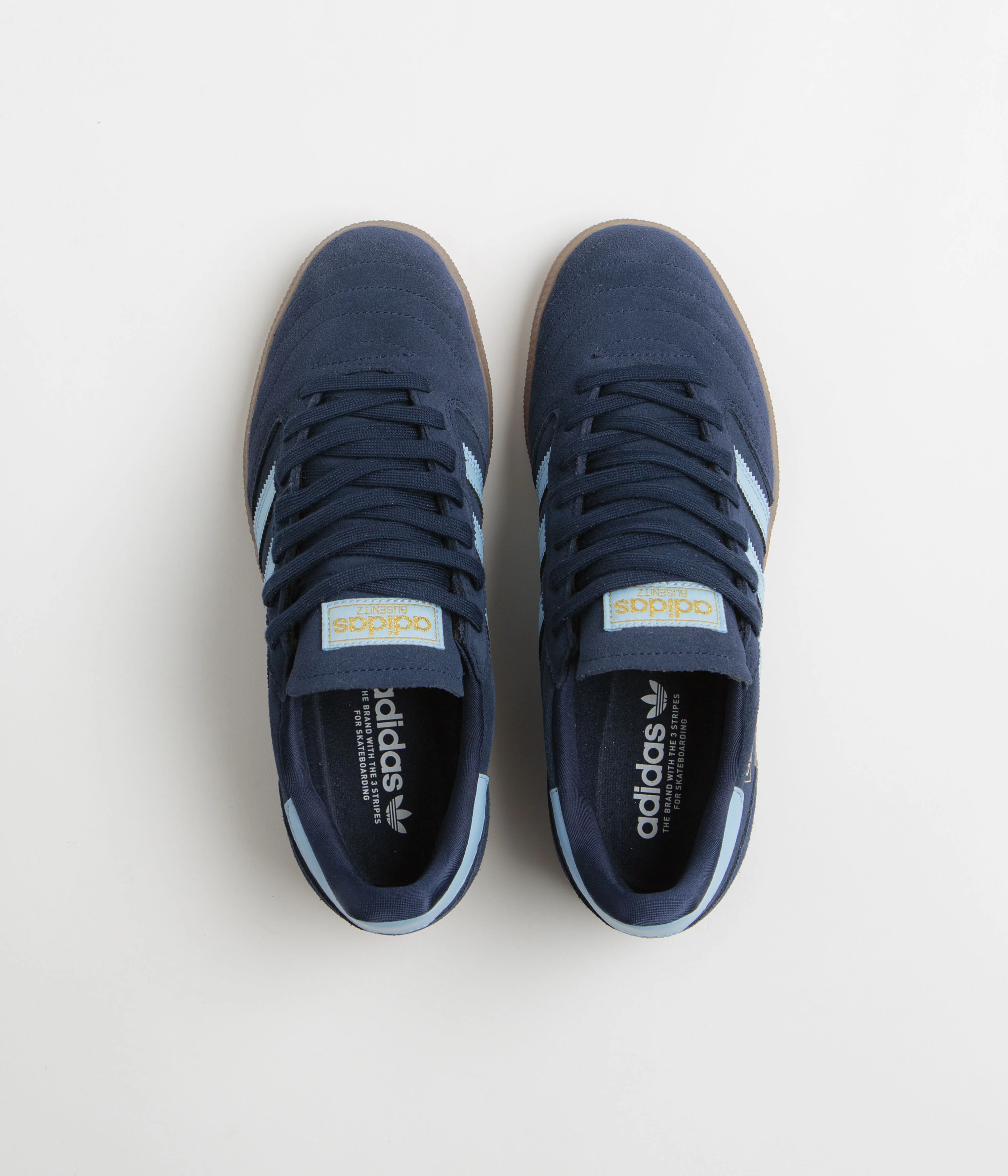 Adidas Busenitz Vintage Shoes - Collegiate Navy / Clear Sky / Gum5 - Image 7
