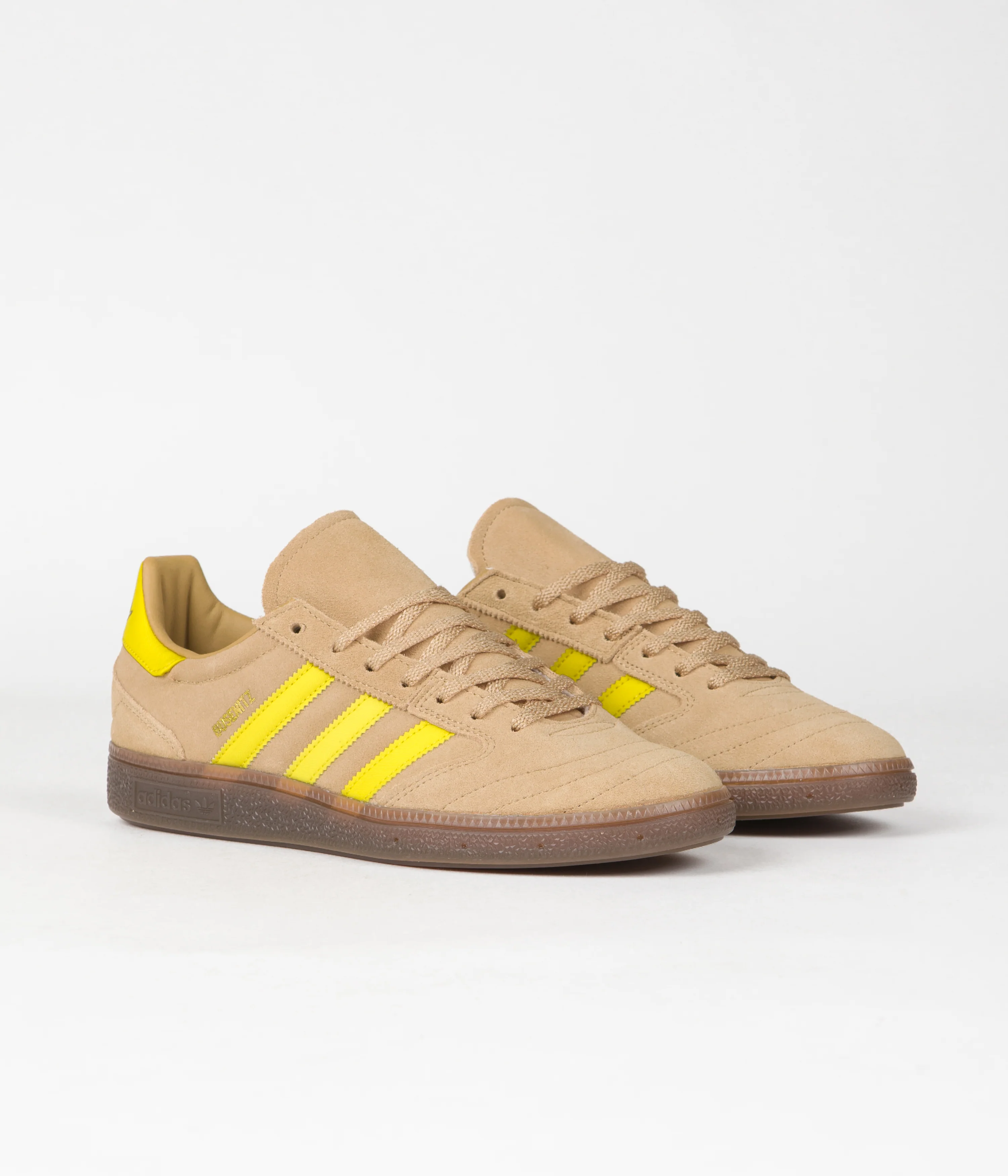 Adidas Busenitz Vintage Shoes - Golden Beige / Impact Yellow / Gum5 - Image 2