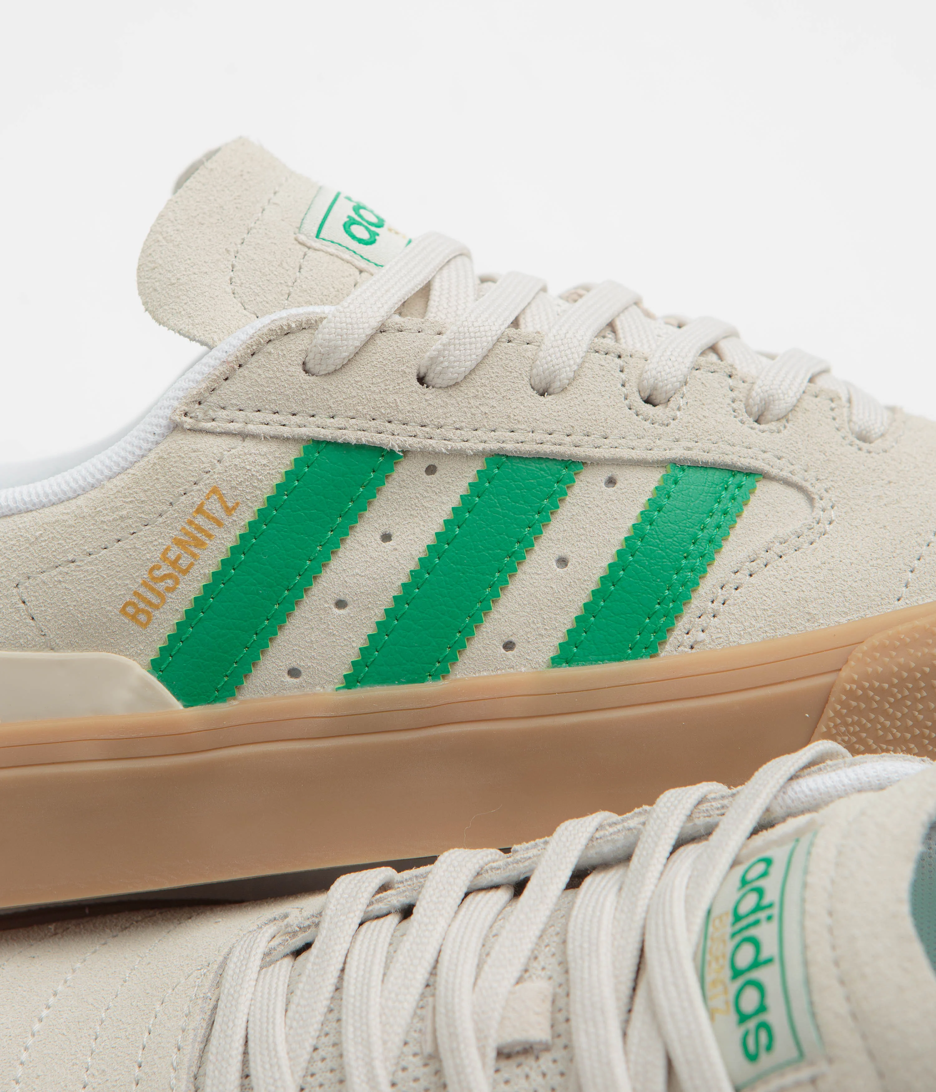 Adidas Busenitz Vulc II Shoes - Alumina / Court Green / Gum4 - Image 3