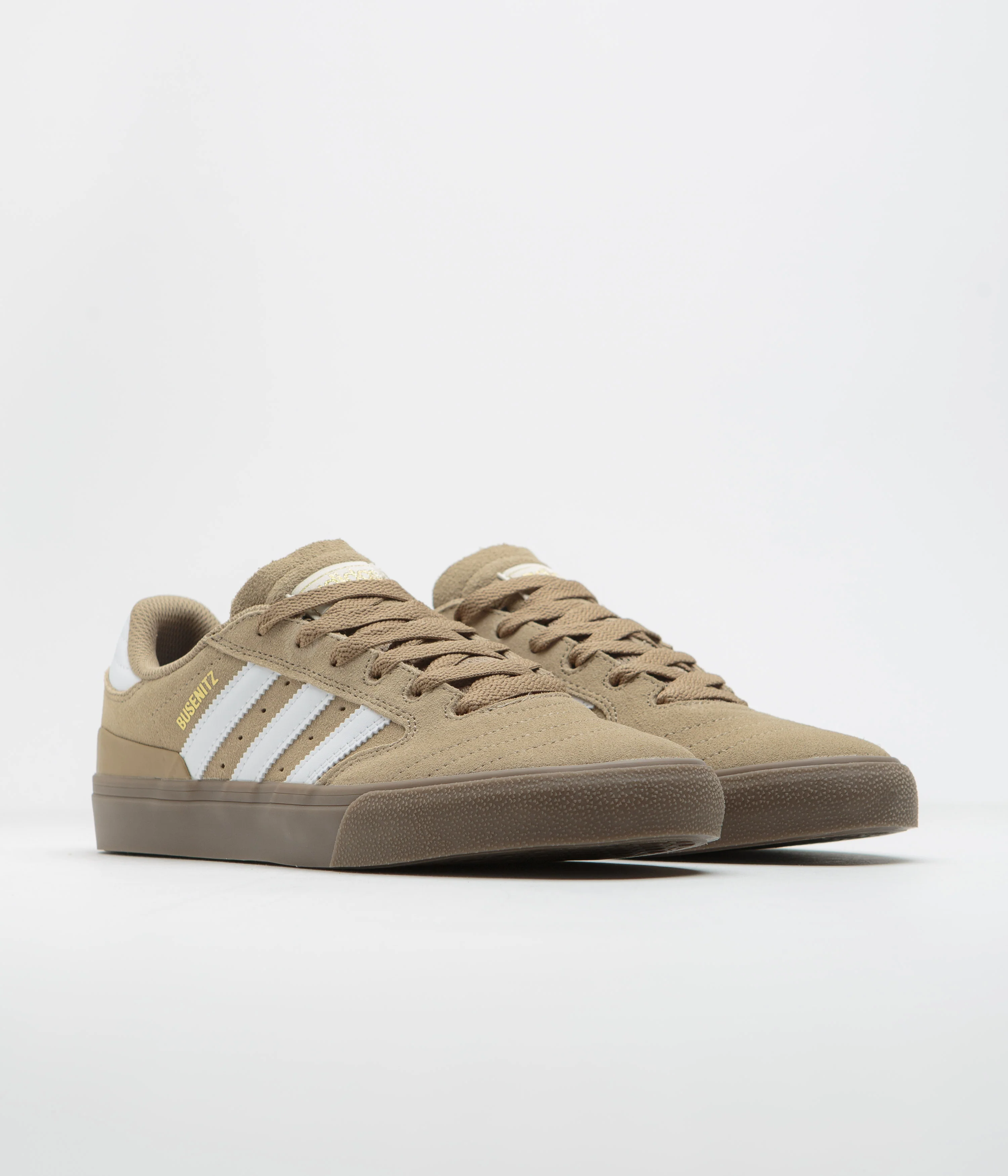 Adidas Busenitz Vulc II Shoes - Cardboard / Chalk White / Gold Metallic - Image 2