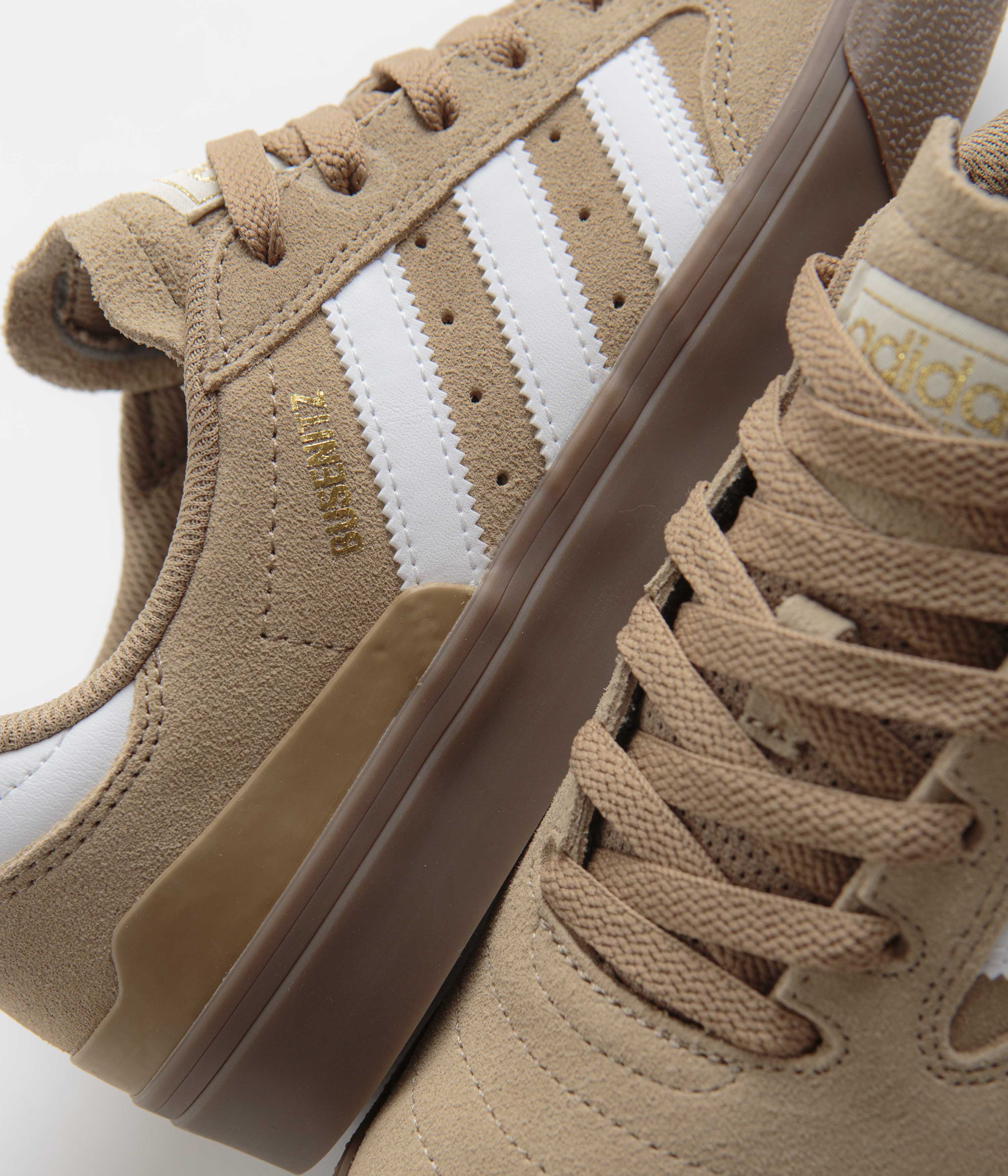 Adidas Busenitz Vulc II Shoes - Cardboard / Chalk White / Gold Metallic - Image 3