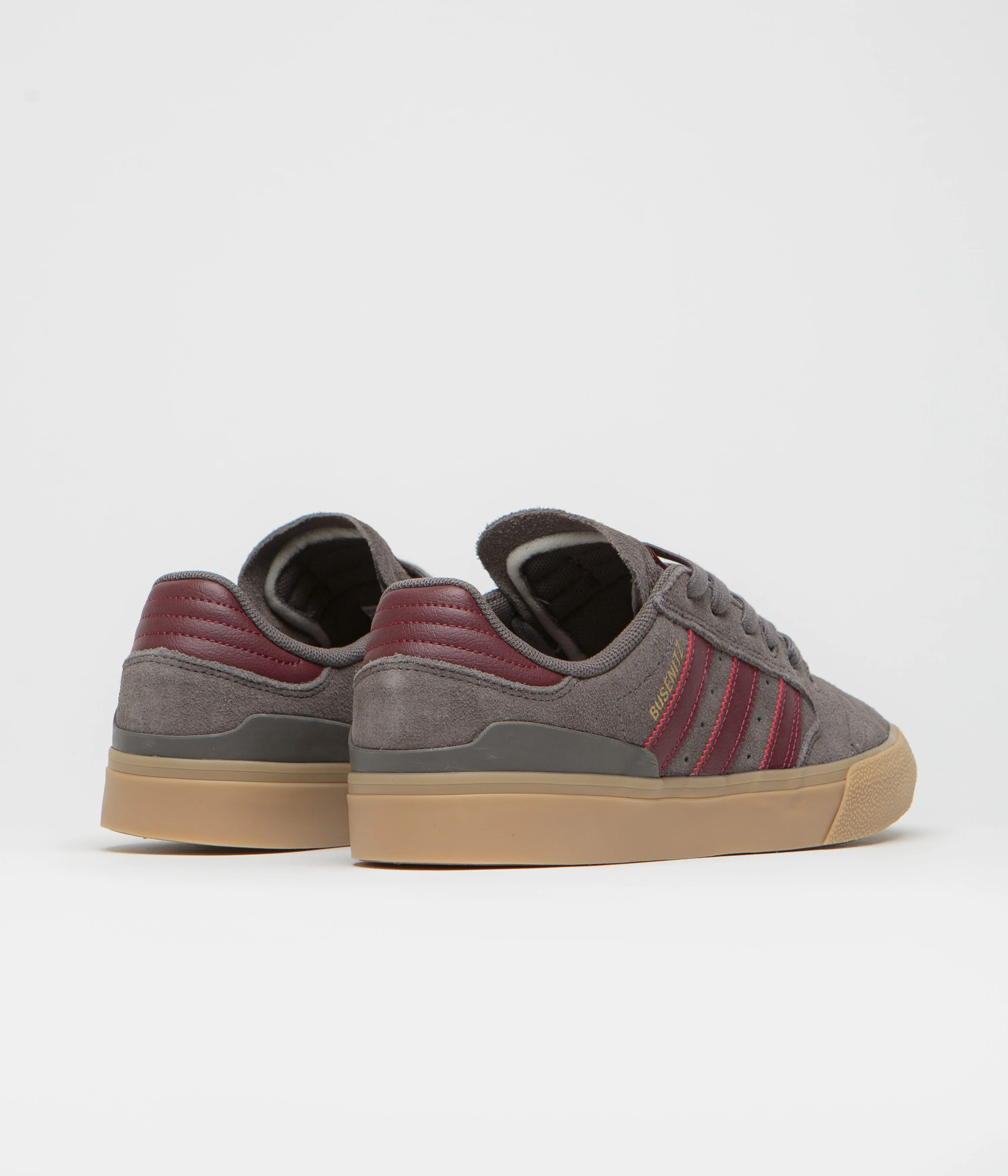 Adidas Busenitz Vulc II Shoes - Charcoal / Shadow Red / Gum4 - Image 4