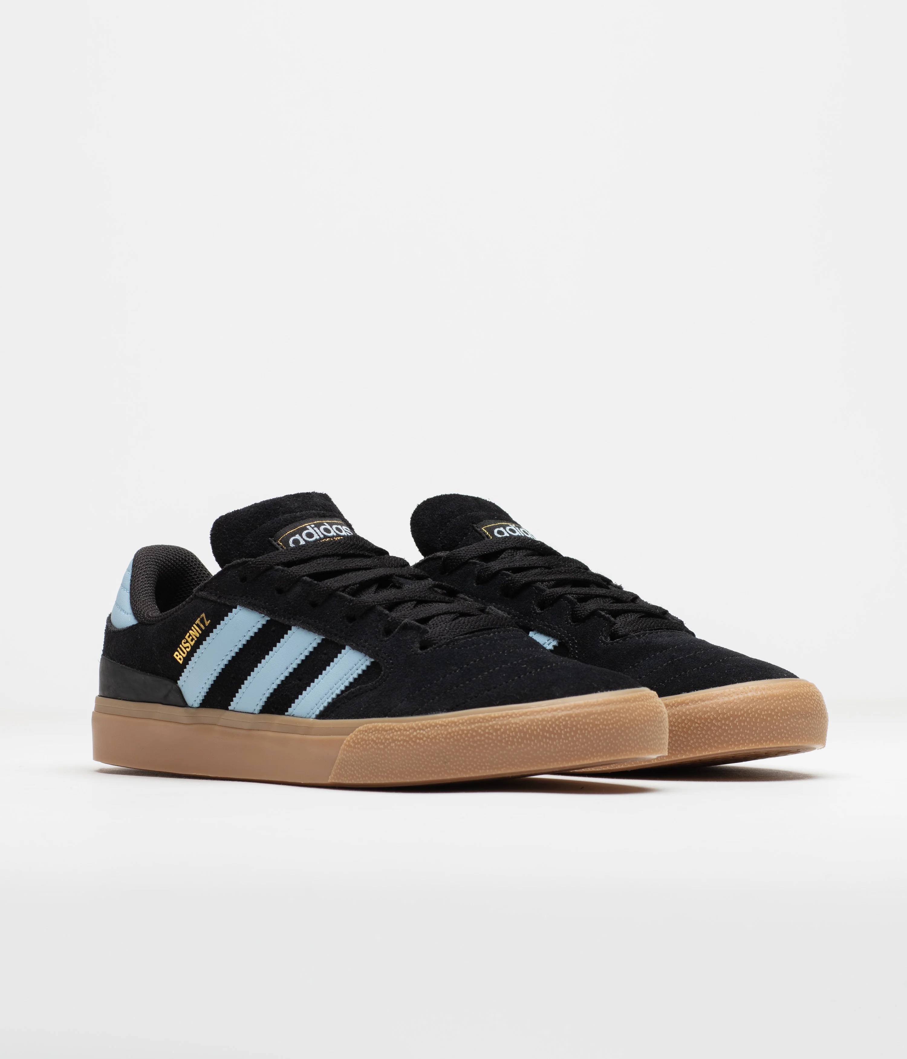 Adidas Busenitz Vulc II Shoes - Core Black / Clear Sky / Gum4 - Image 2