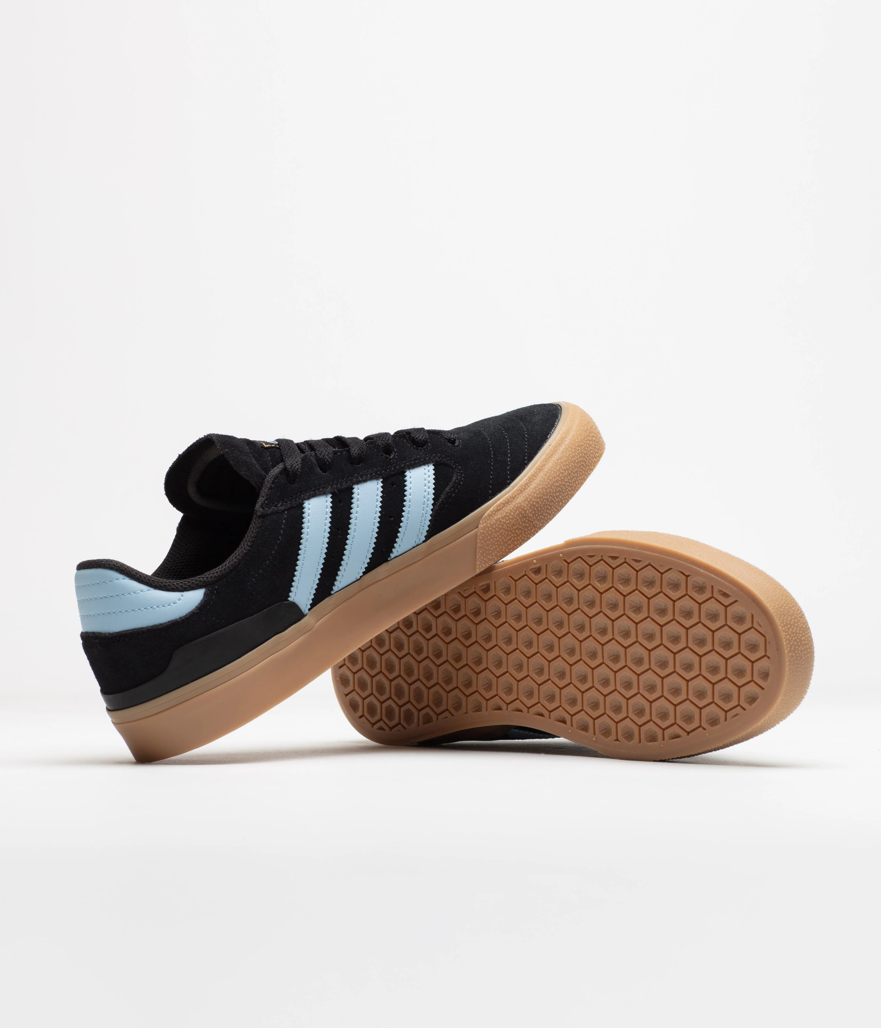Adidas Busenitz Vulc II Shoes - Core Black / Clear Sky / Gum4 - Image 5