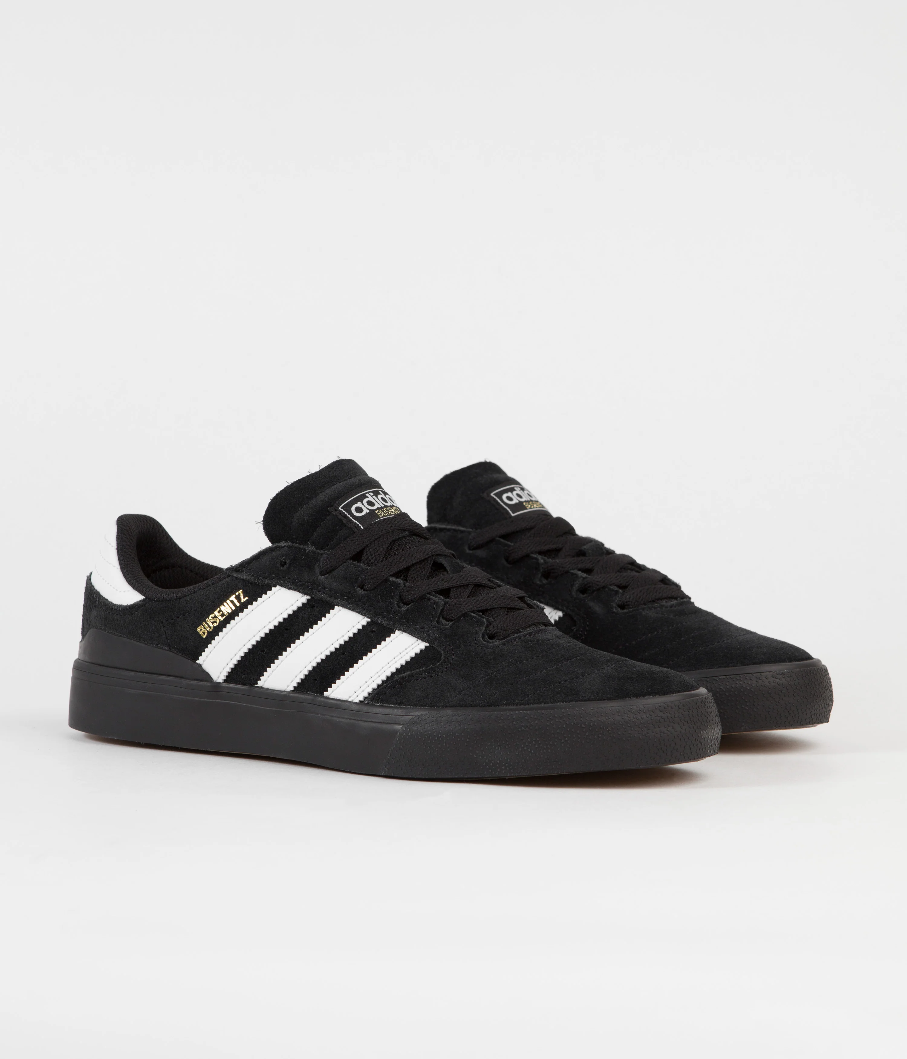 Adidas Busenitz Vulc II Shoes - Core Black / FTWR White / Gold Metallic - Image 2