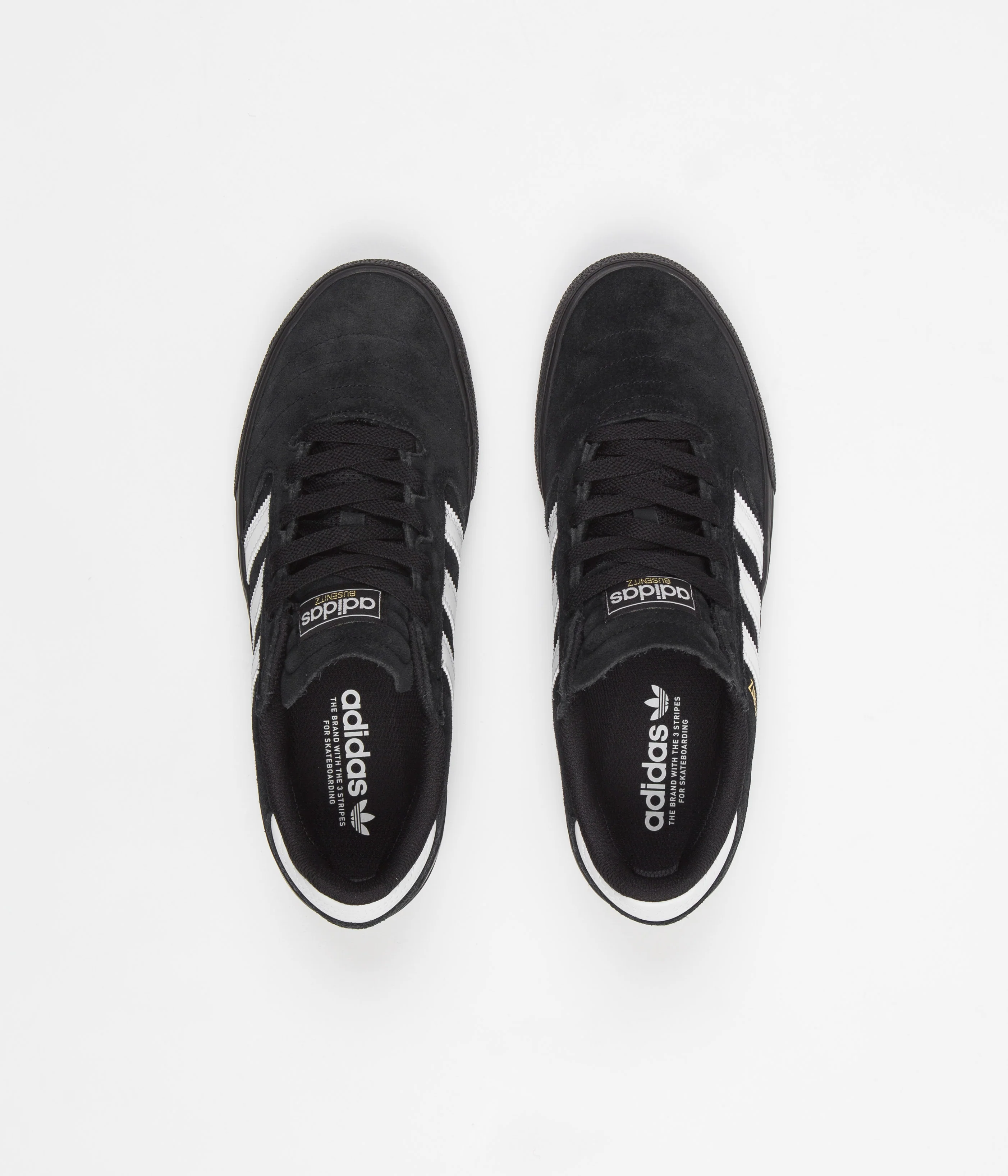 Adidas Busenitz Vulc II Shoes - Core Black / FTWR White / Gold Metallic - Image 7