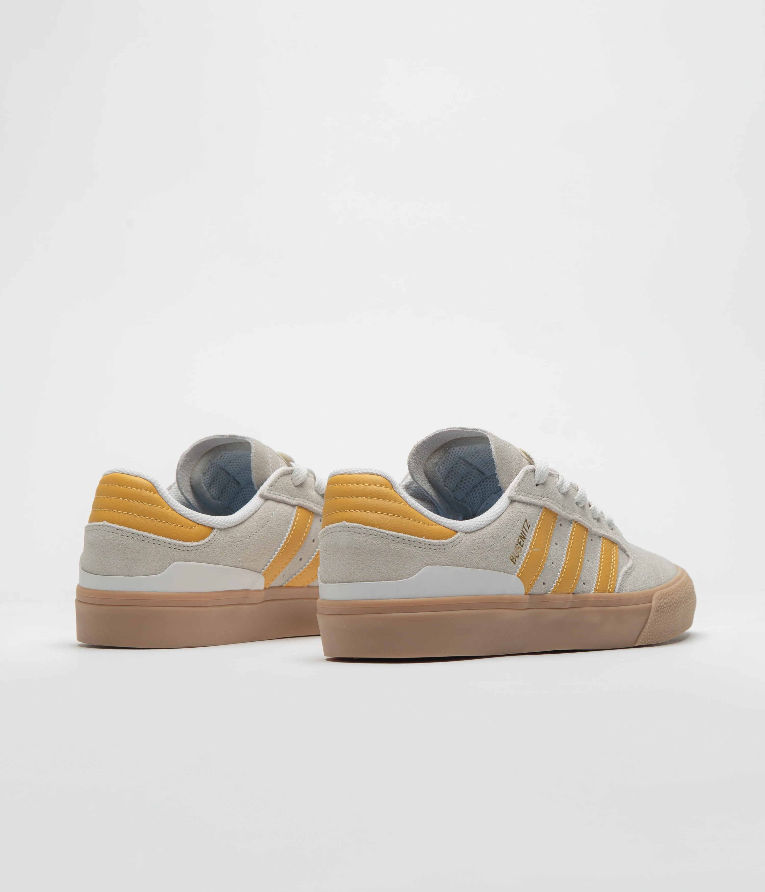 Adidas Busenitz Vulc II Shoes - Crystal White / Preloved Yellow / Gold Metallic - Image 4