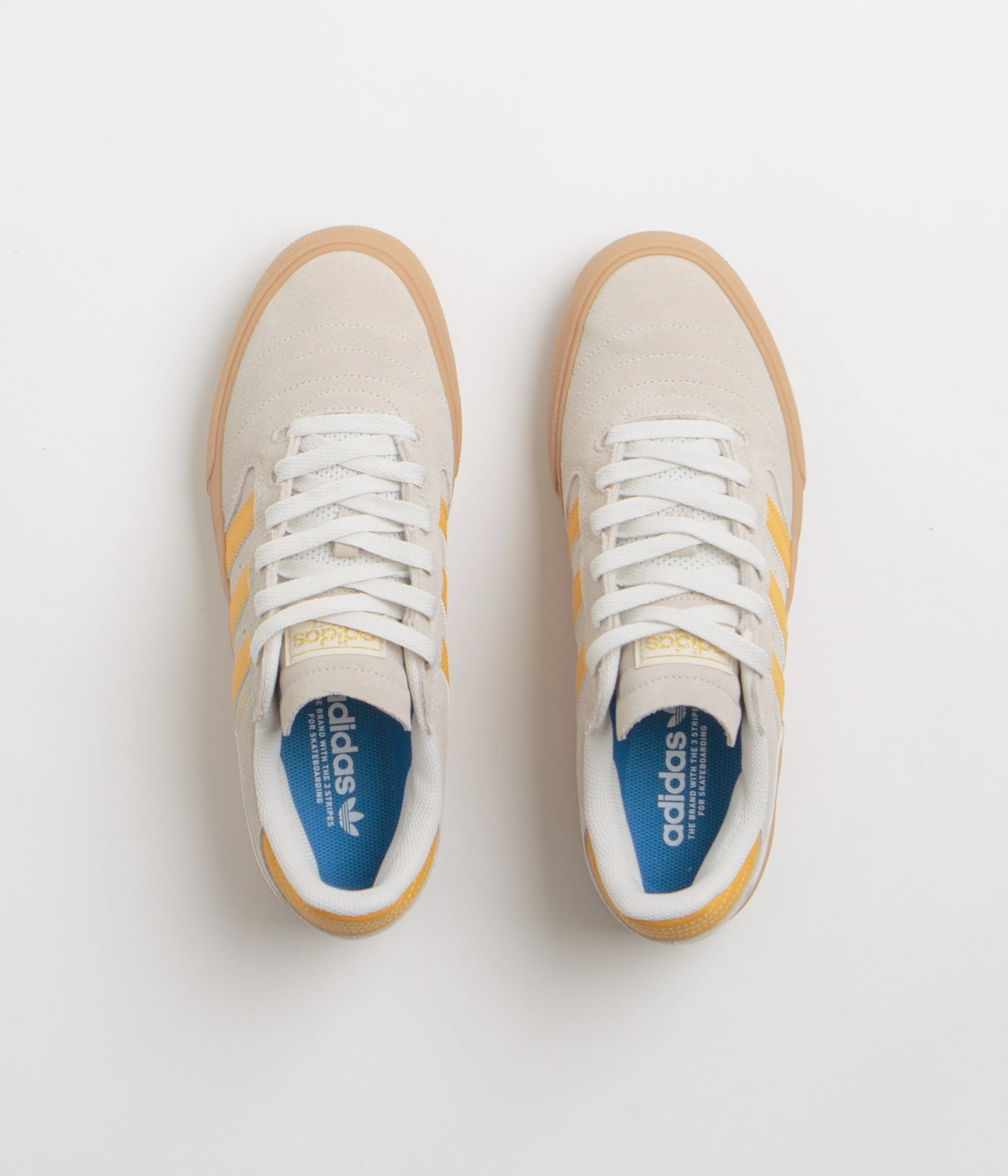 Adidas Busenitz Vulc II Shoes - Crystal White / Preloved Yellow / Gold Metallic - Image 7
