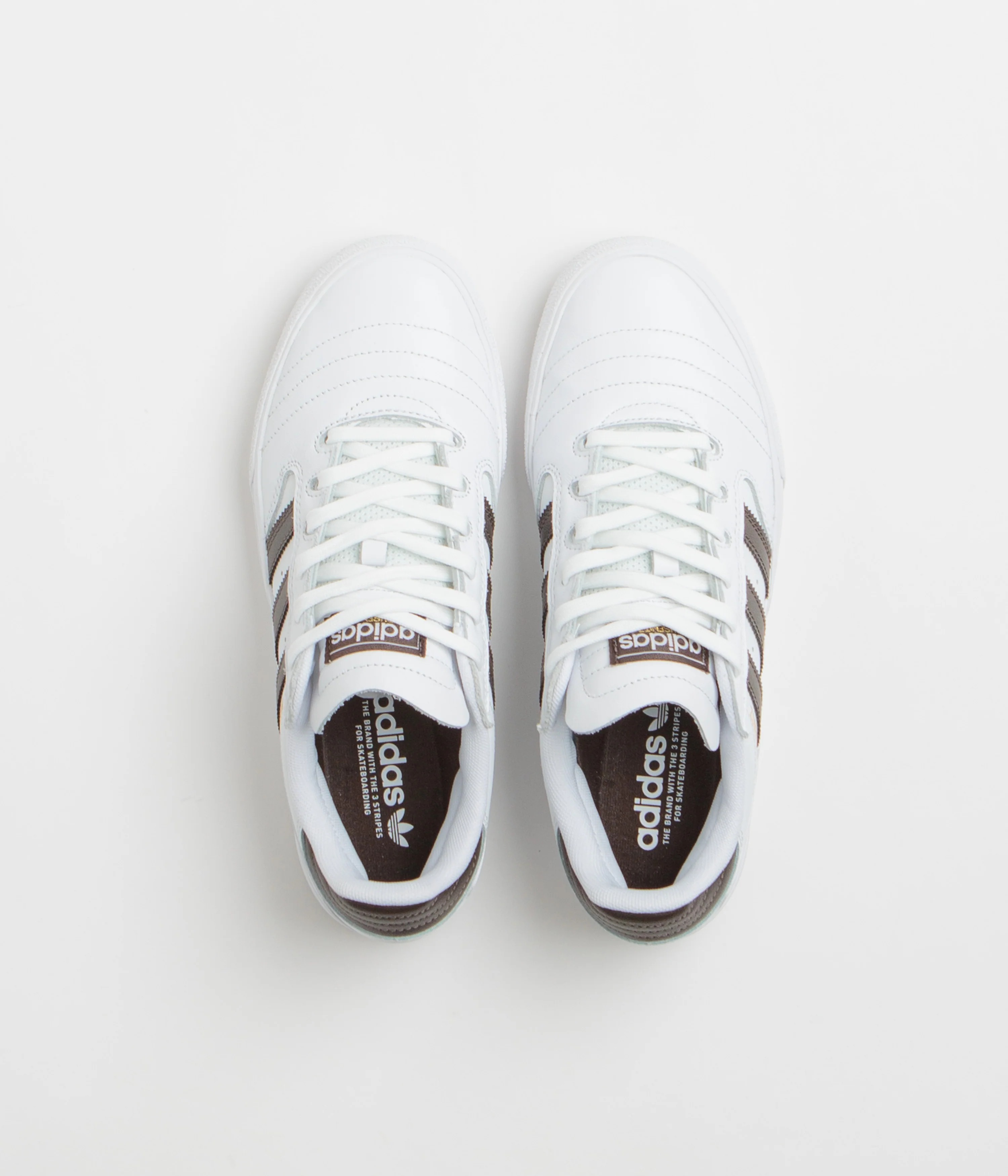 Adidas Busenitz Vulc II Shoes - FTWR White / Aurora Coffee / Gold Metallic - Image 7