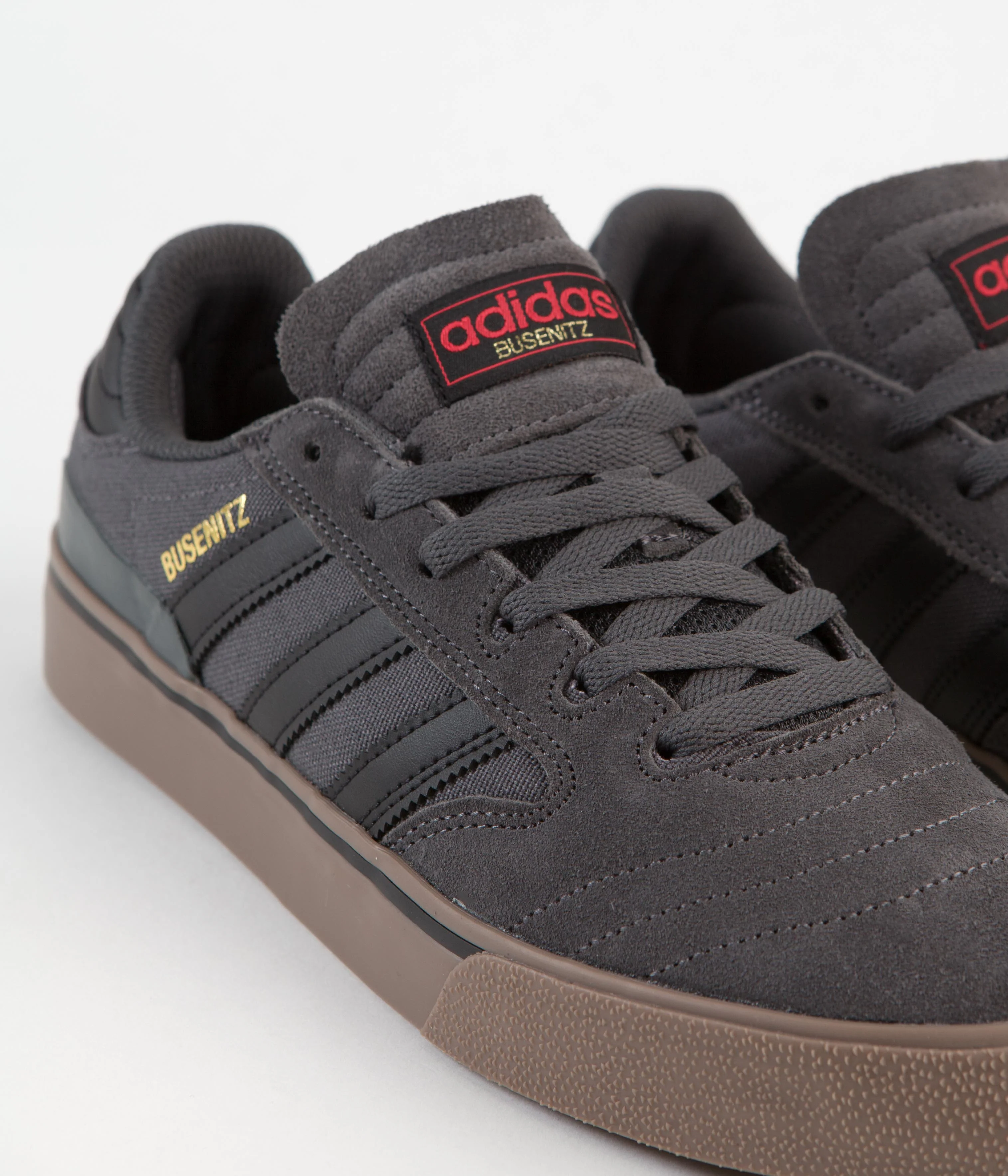 Adidas Busenitz Vulc II Shoes - Grey Six / Core Black / Gum5 - Image 3