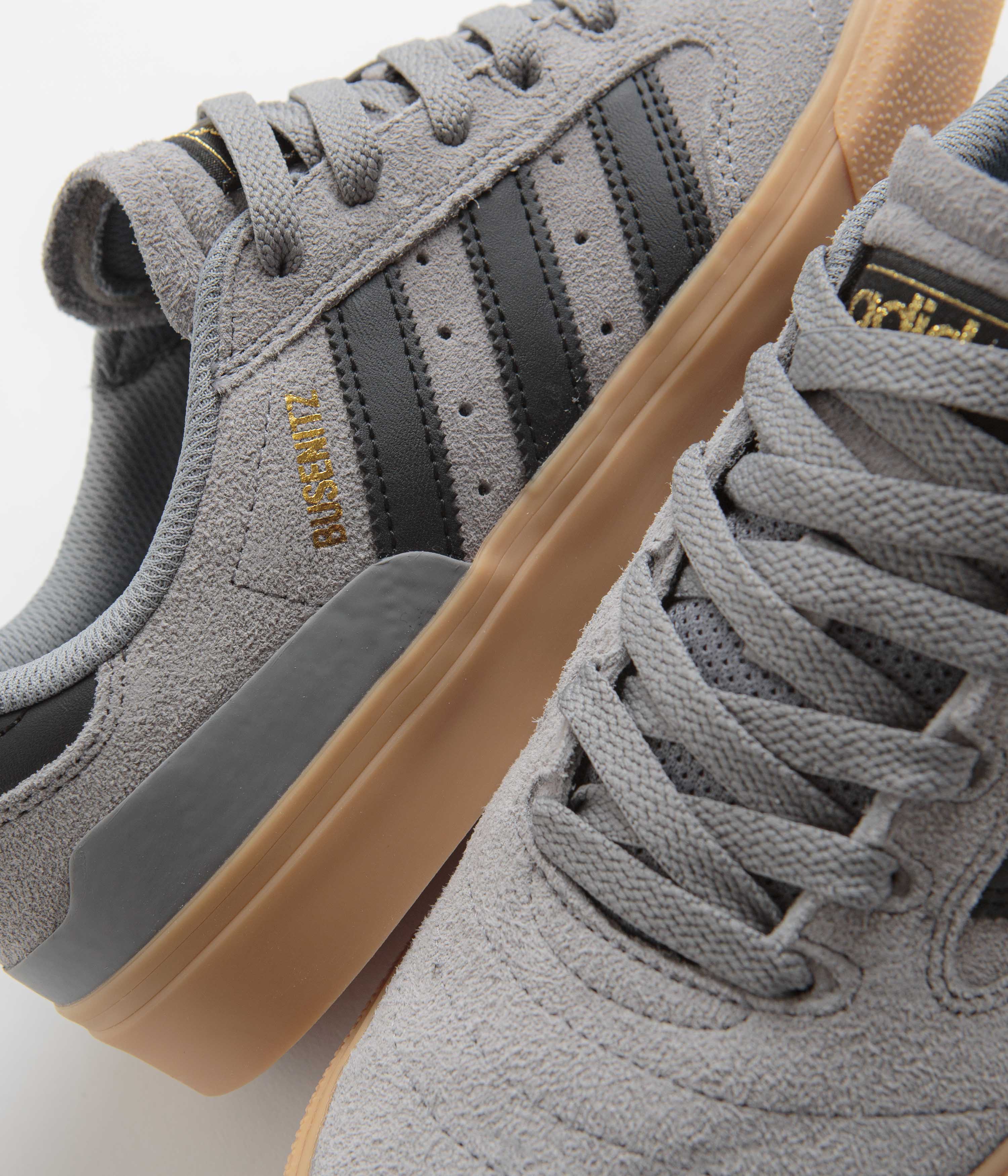 Adidas Busenitz Vulc II Shoes - Grey Three / Core Black / Gold Metallic - Image 3