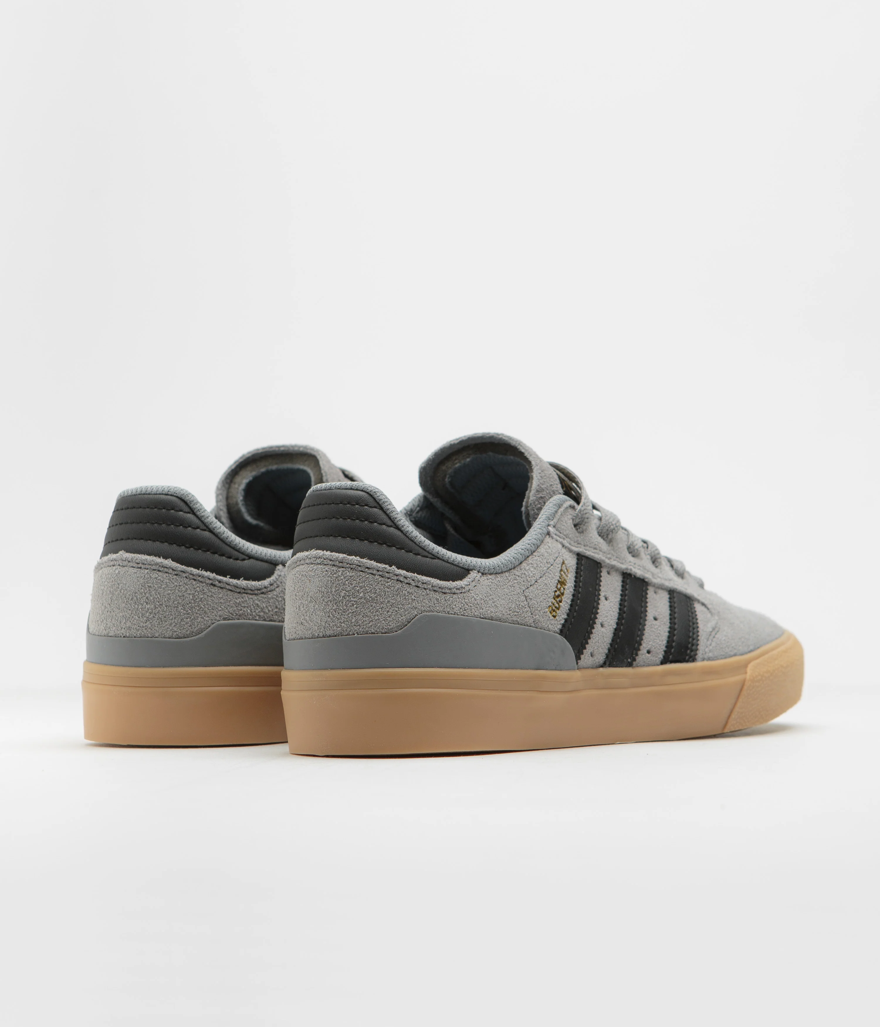 Adidas Busenitz Vulc II Shoes - Grey Three / Core Black / Gold Metallic - Image 4