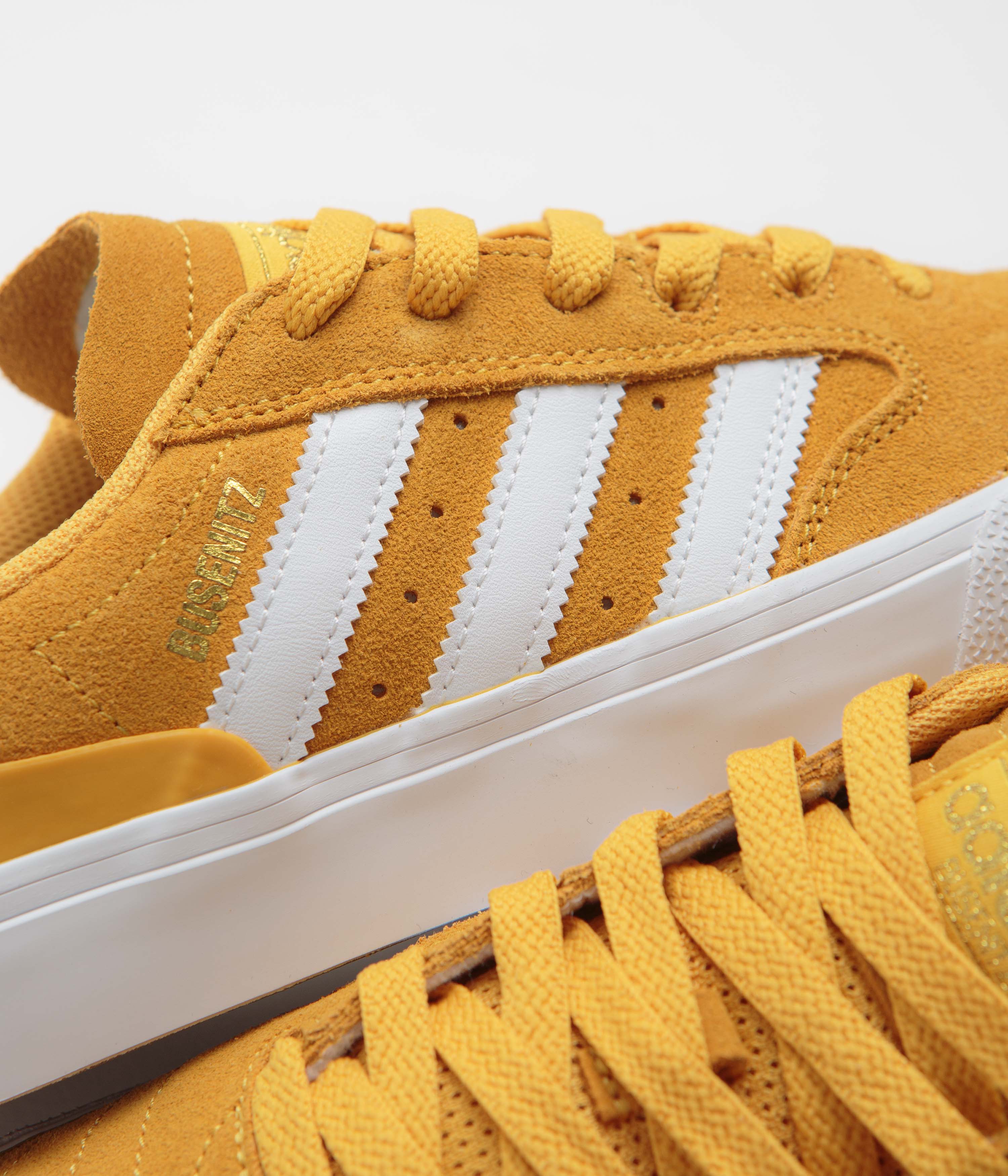Adidas Busenitz Vulc II Shoes - Preloved Yellow / FTWR White / Gold Metallic - Image 7