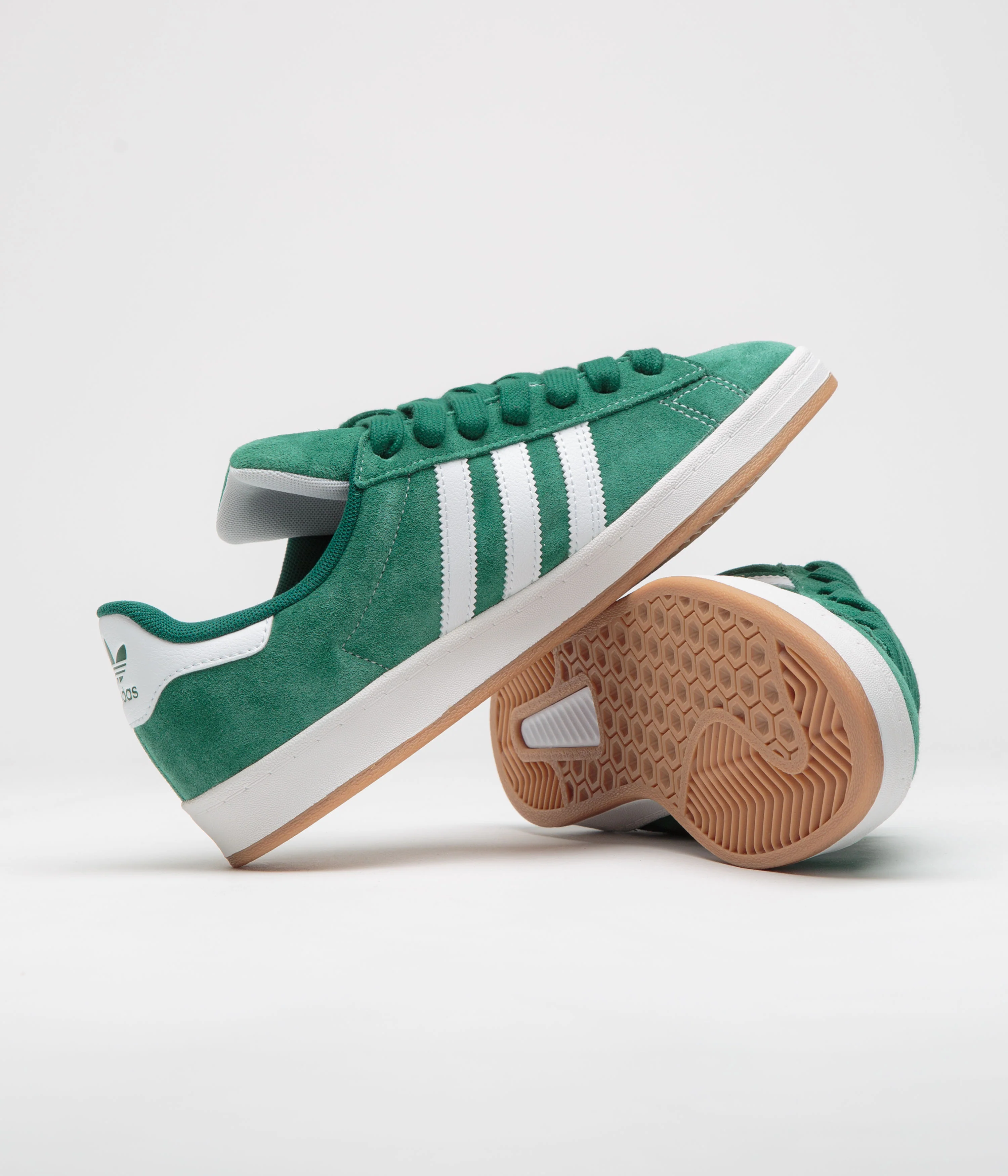 Adidas Campus ADV Shoes - Collegiate Green / FTWR White / Gold Metallic - Image 5