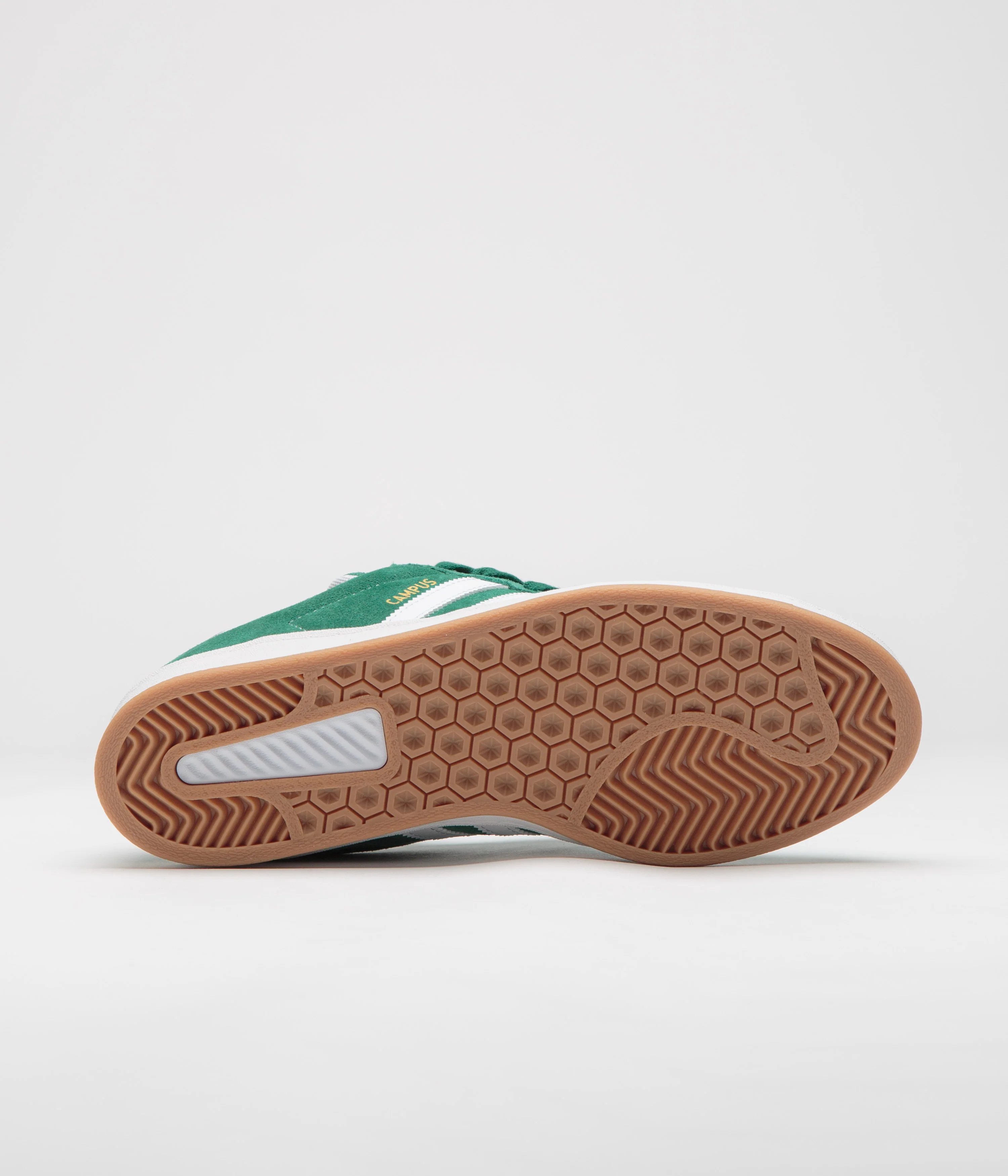 Adidas Campus ADV Shoes - Collegiate Green / FTWR White / Gold Metallic - Image 6
