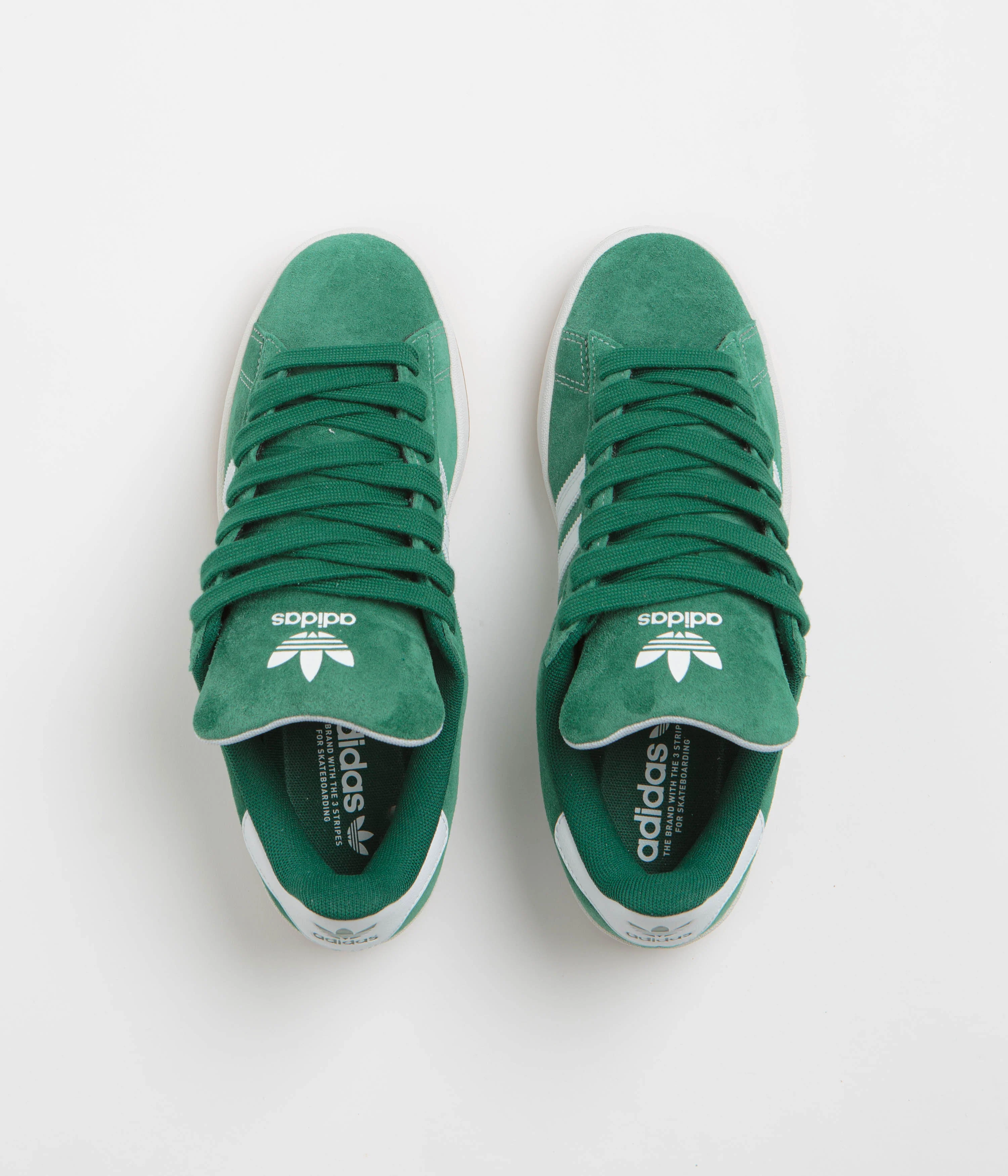 Adidas Campus ADV Shoes - Collegiate Green / FTWR White / Gold Metallic - Image 7