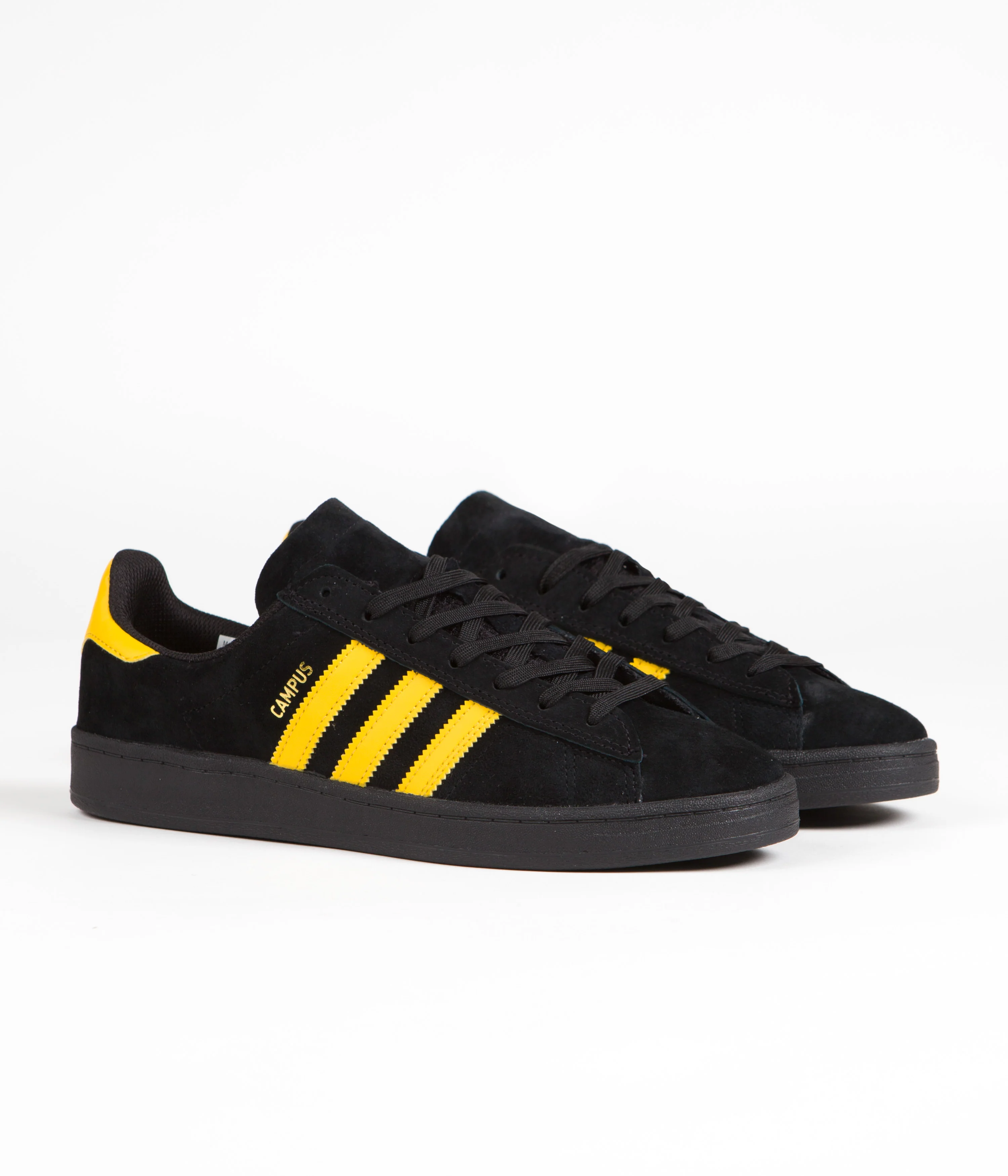 Adidas Campus Adv Shoes - Core Black / Bold Gold / Core Black - Image 2
