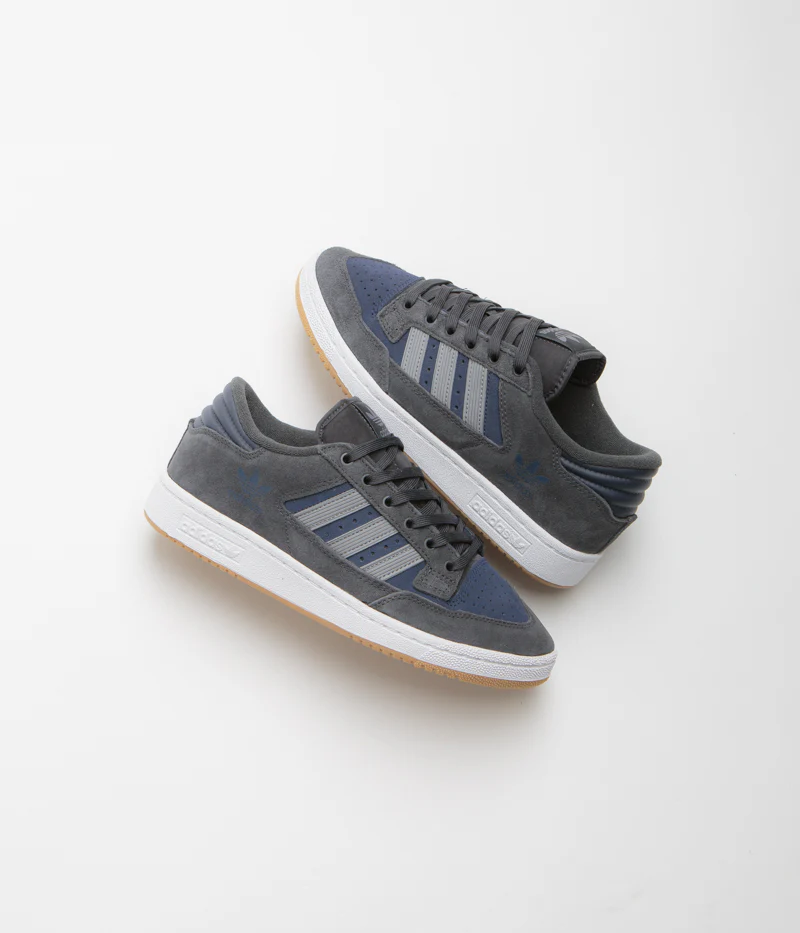 Adidas Centennial 85 Low ADV Shoes - Carbon / Grey Three / Collegiate Navy - Image 2