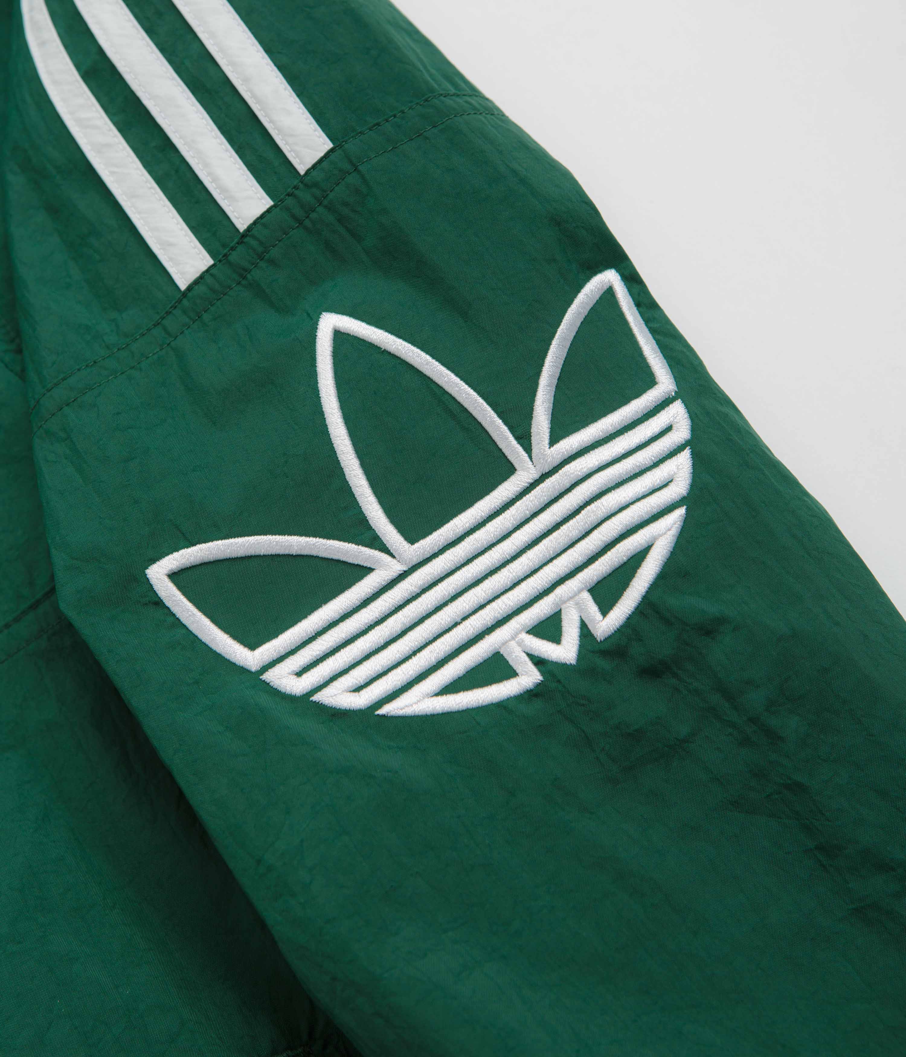 Adidas Classic Anorak Jacket - Collegiate Green - Image 5