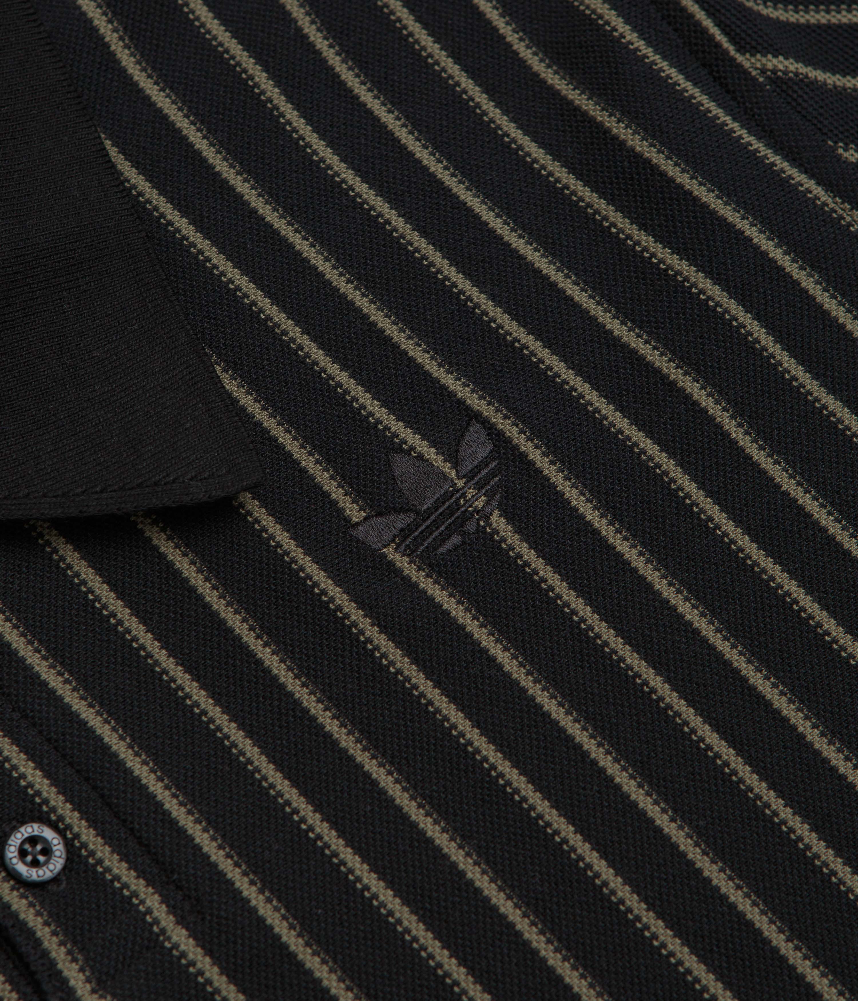 Adidas Classic Jersey - Black / Olive Strata - Image 3