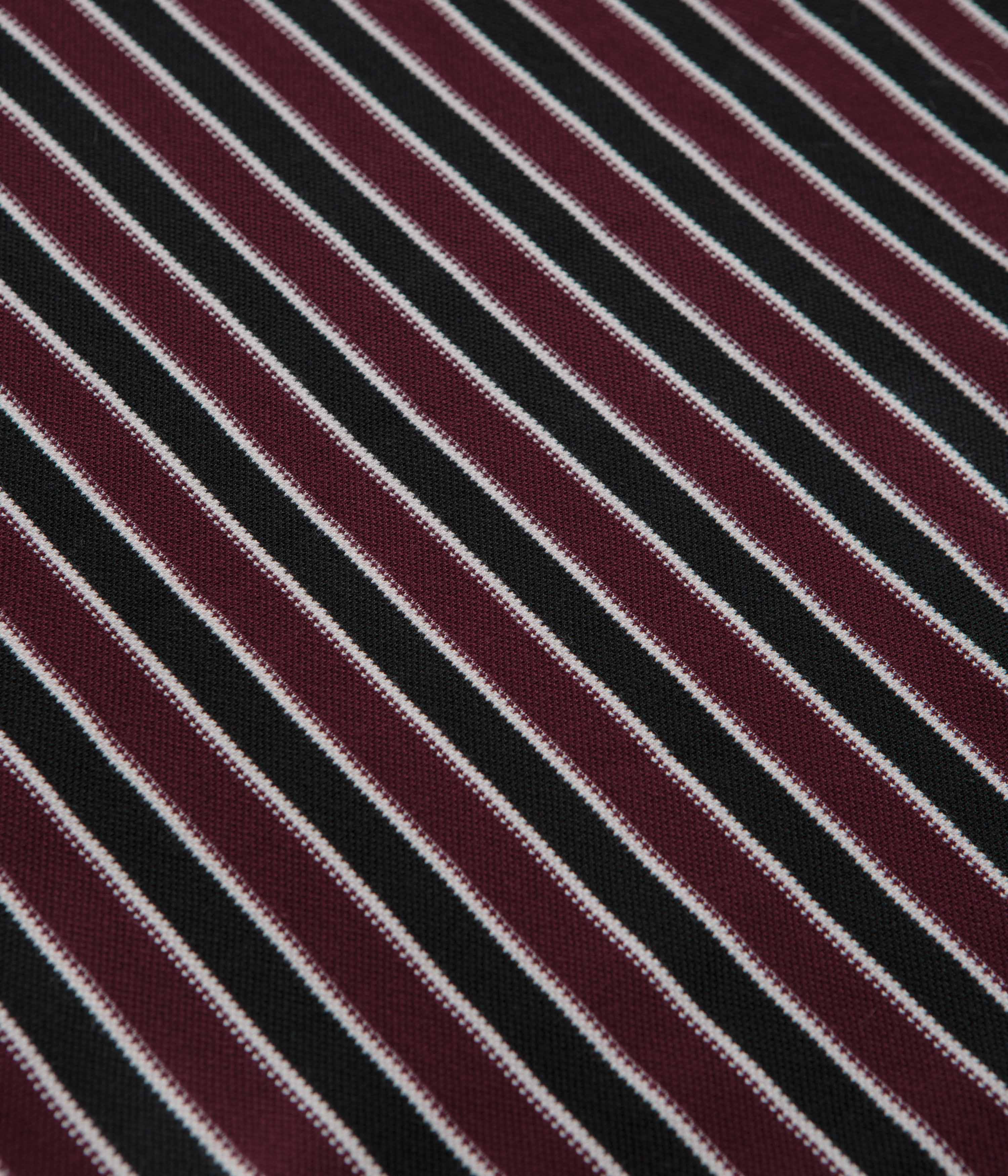 Adidas Classic Jersey - White / Black / Maroon - Image 4