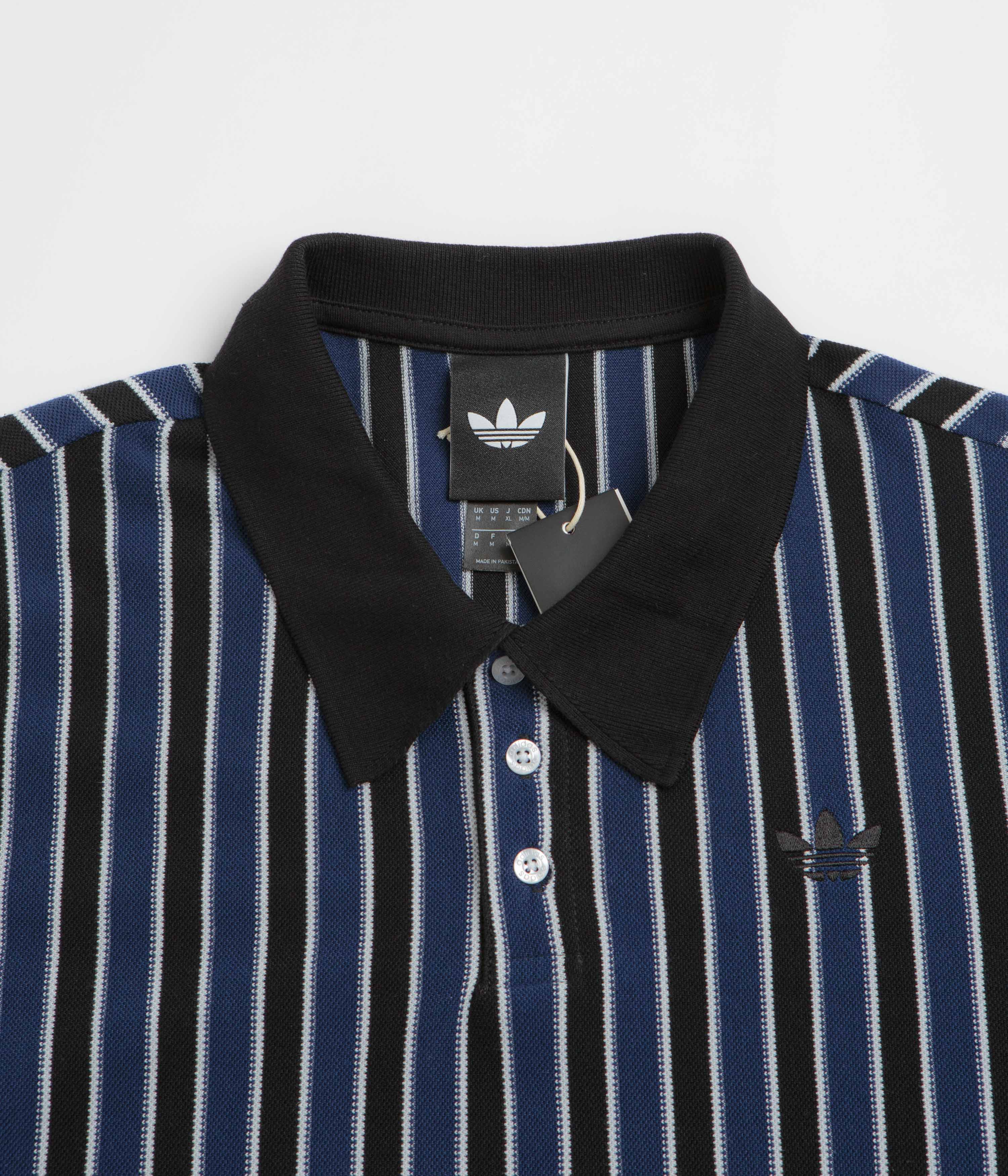 Adidas Classic Jersey - White / Dark Blue / Black - Image 2