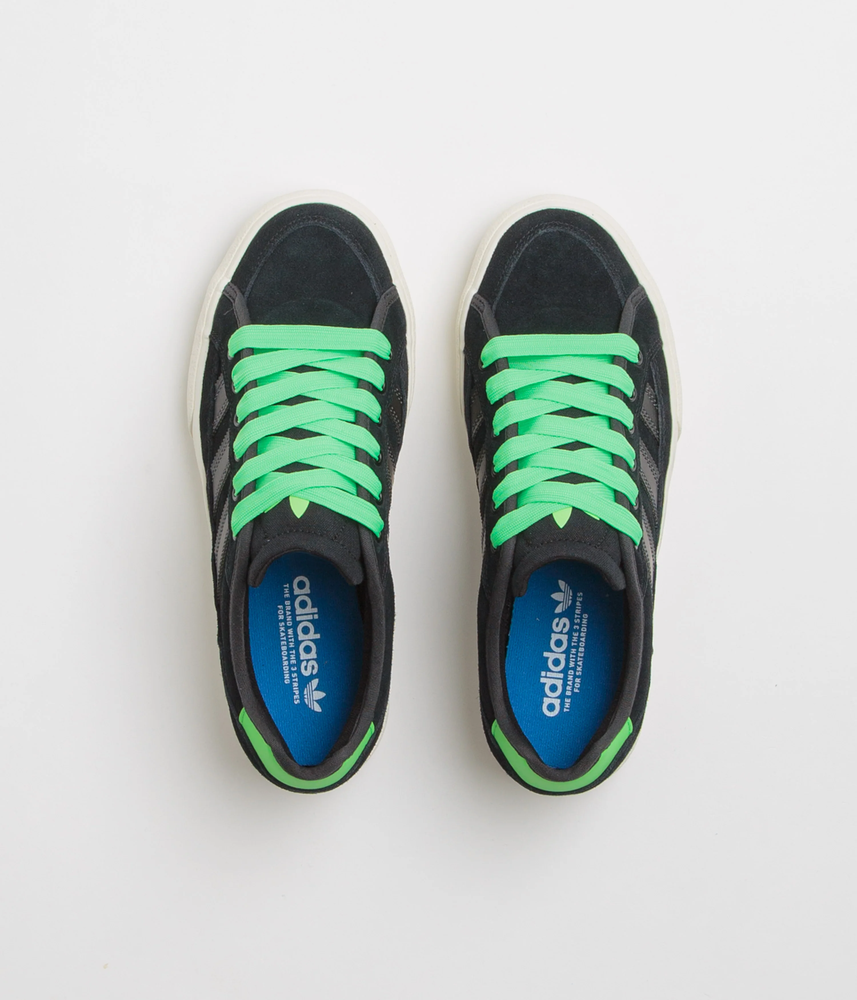 Adidas Court TNS Premiere Shoes - Core Black / Carbon / Lime Burst - Image 7